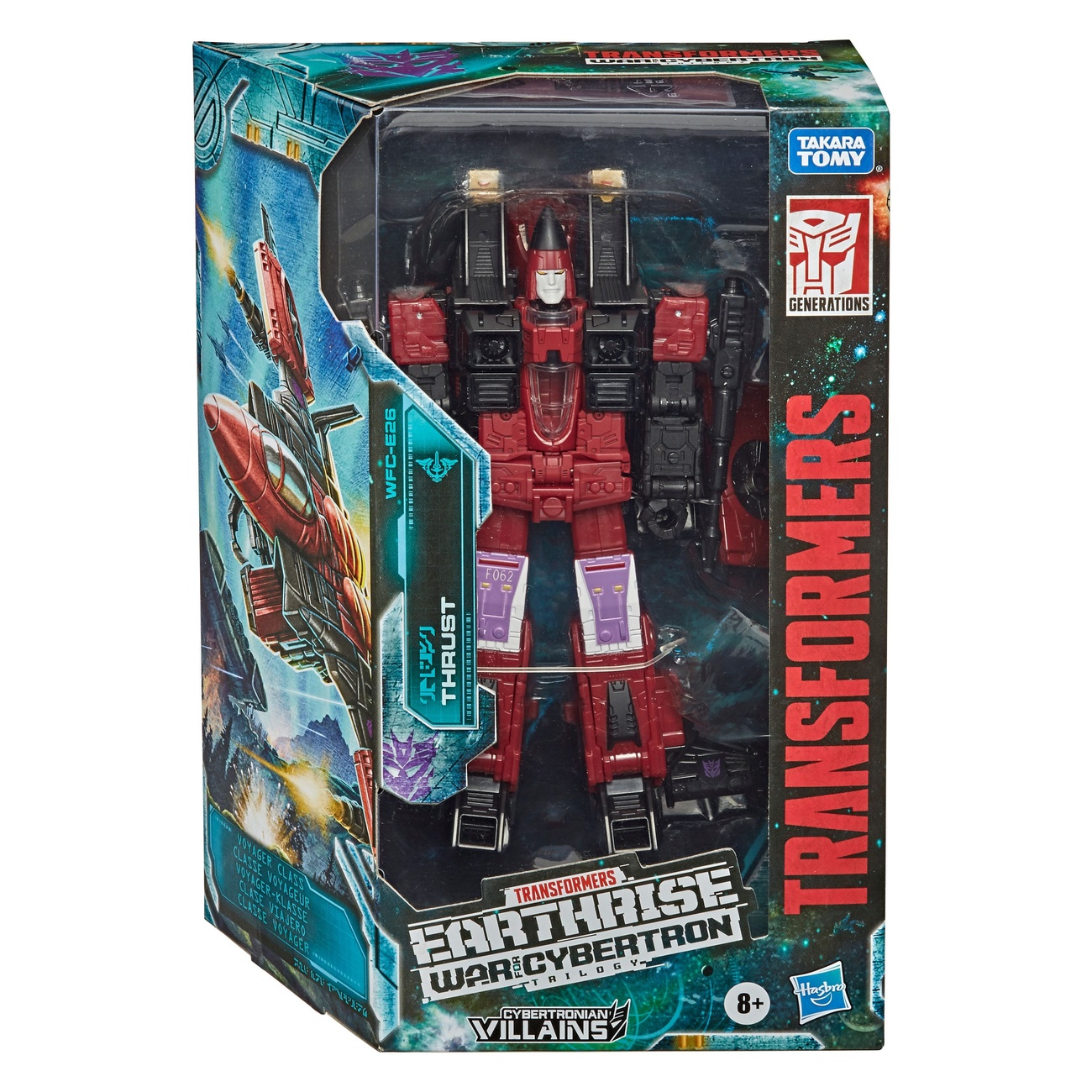 Transformers Generations War for Cybertron: Earthrise Voyager Class Actiefiguur Thrust 18 cm