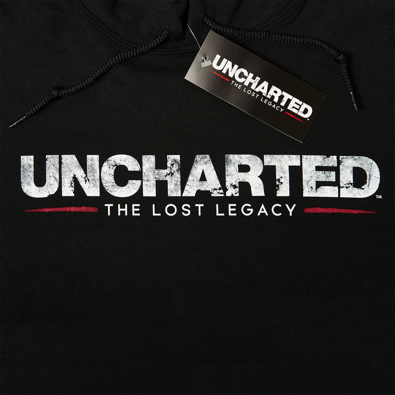 Uncharted - Sweat à capuche logo noir
