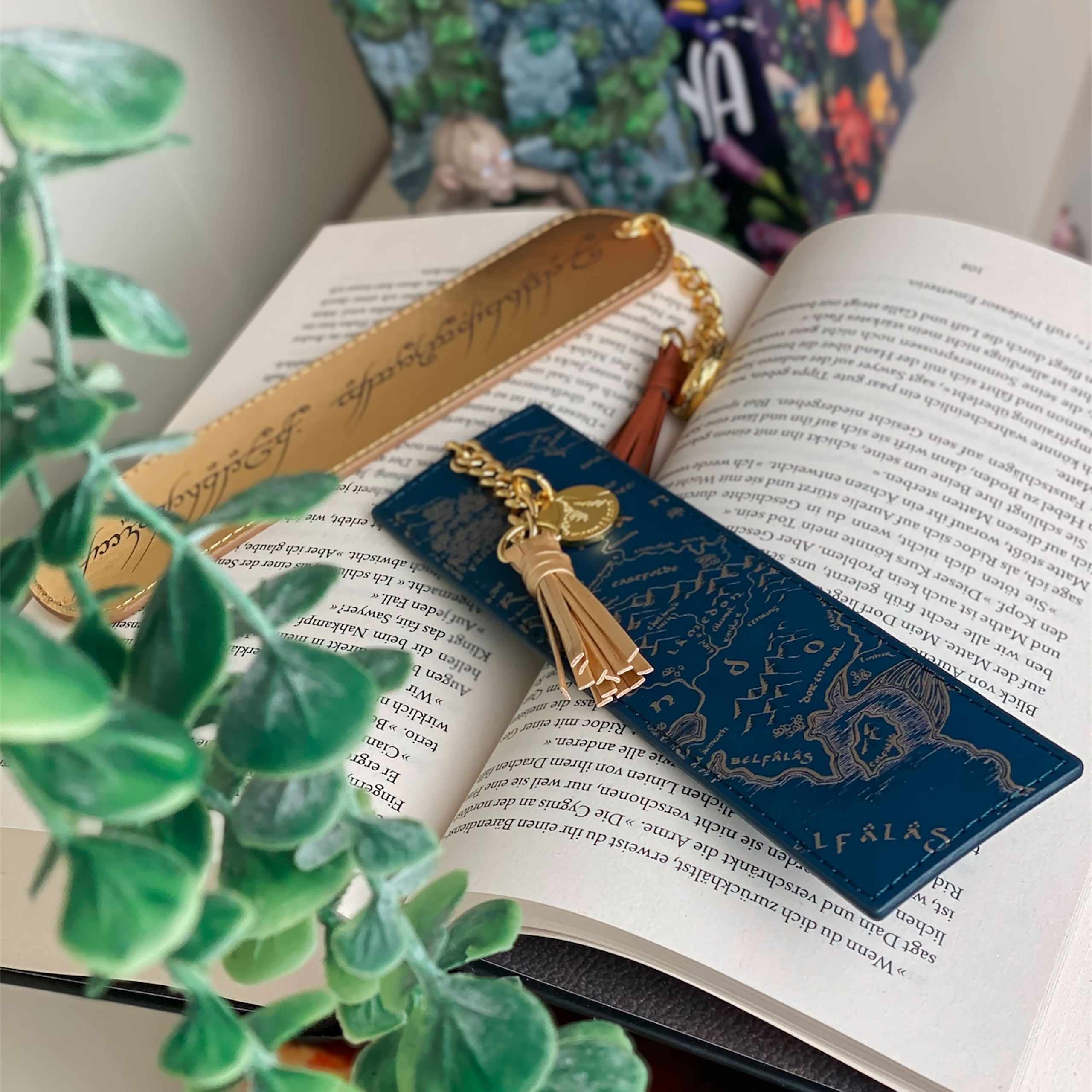 Der Herr der Ringe - Mittelerde Karte und Ringschrift Lesezeichen-Set