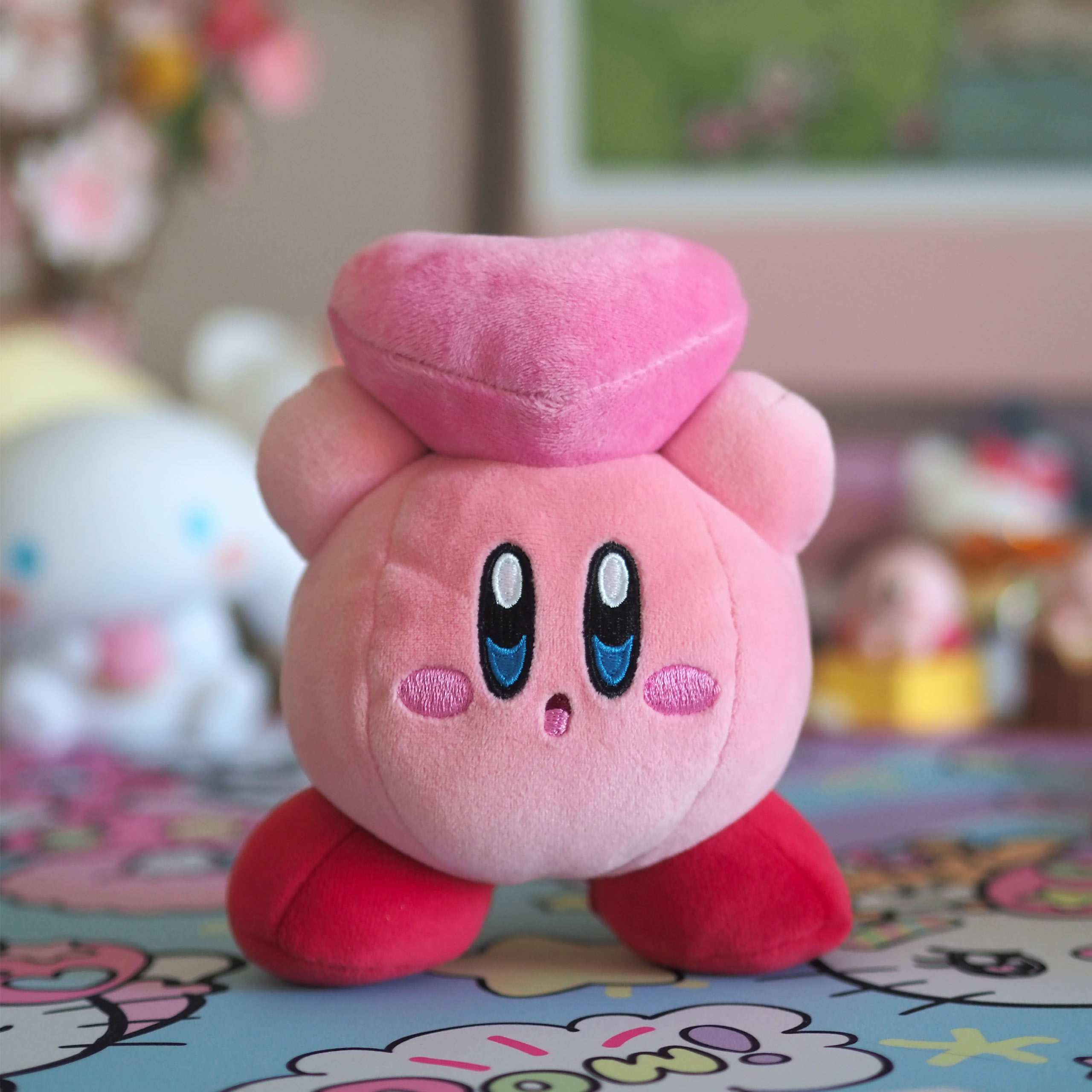 Kirby - Kirby avec cœur Mocchi-Mocchi Peluche