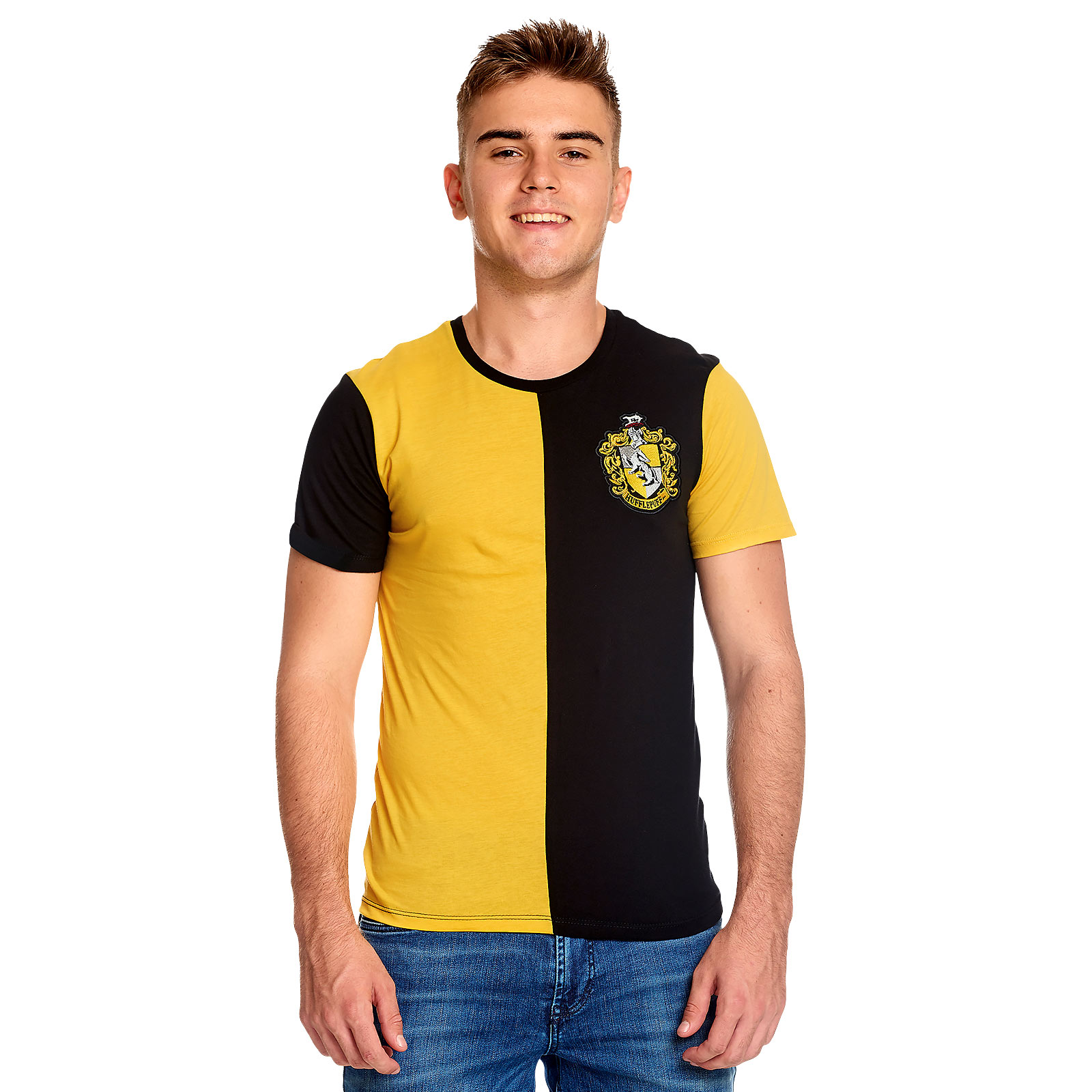 Harry Potter - Hufflepuff Tournament T-Shirt gelb-schwarz
