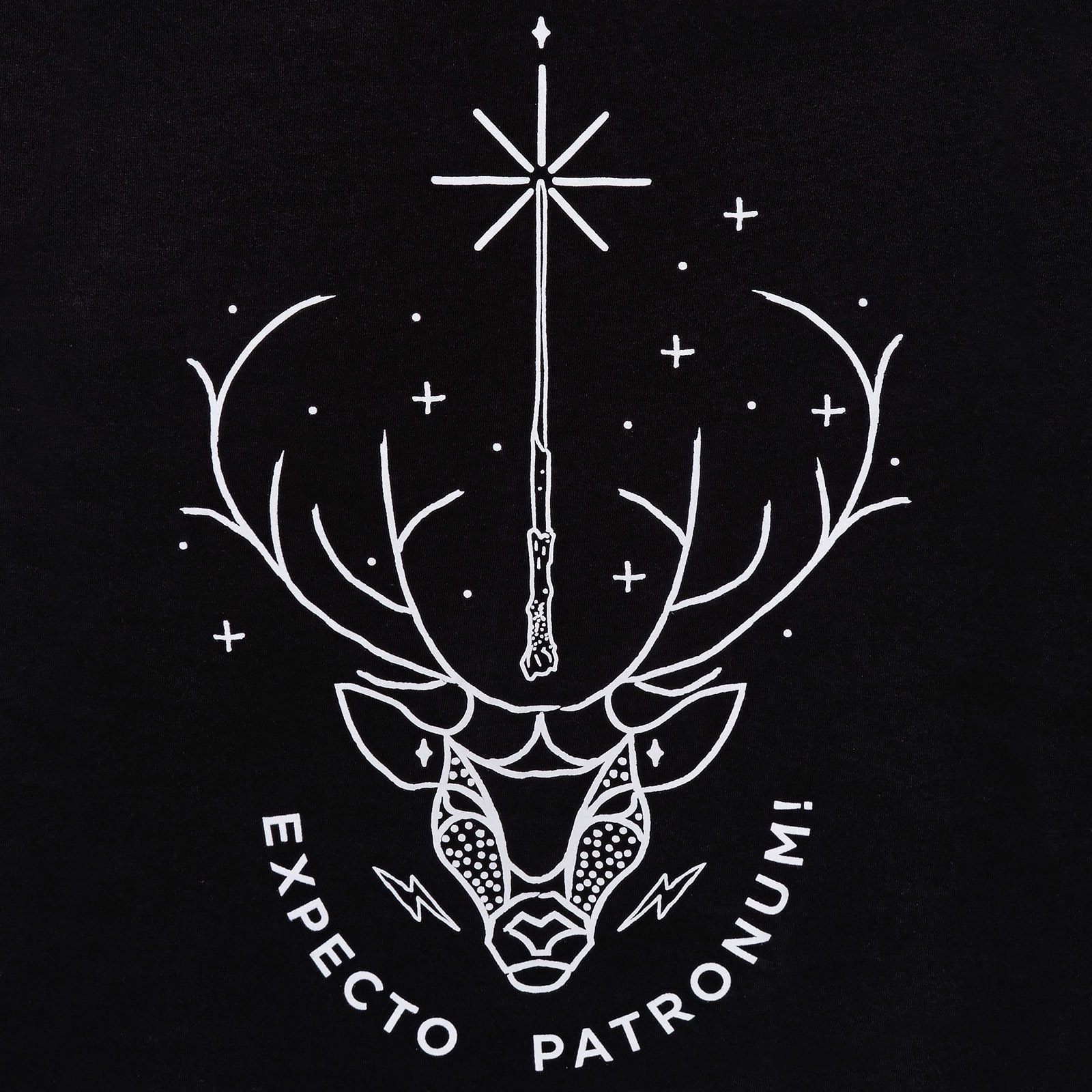 Harry Potter - Expecto Patronum Dames T-shirt Zwart