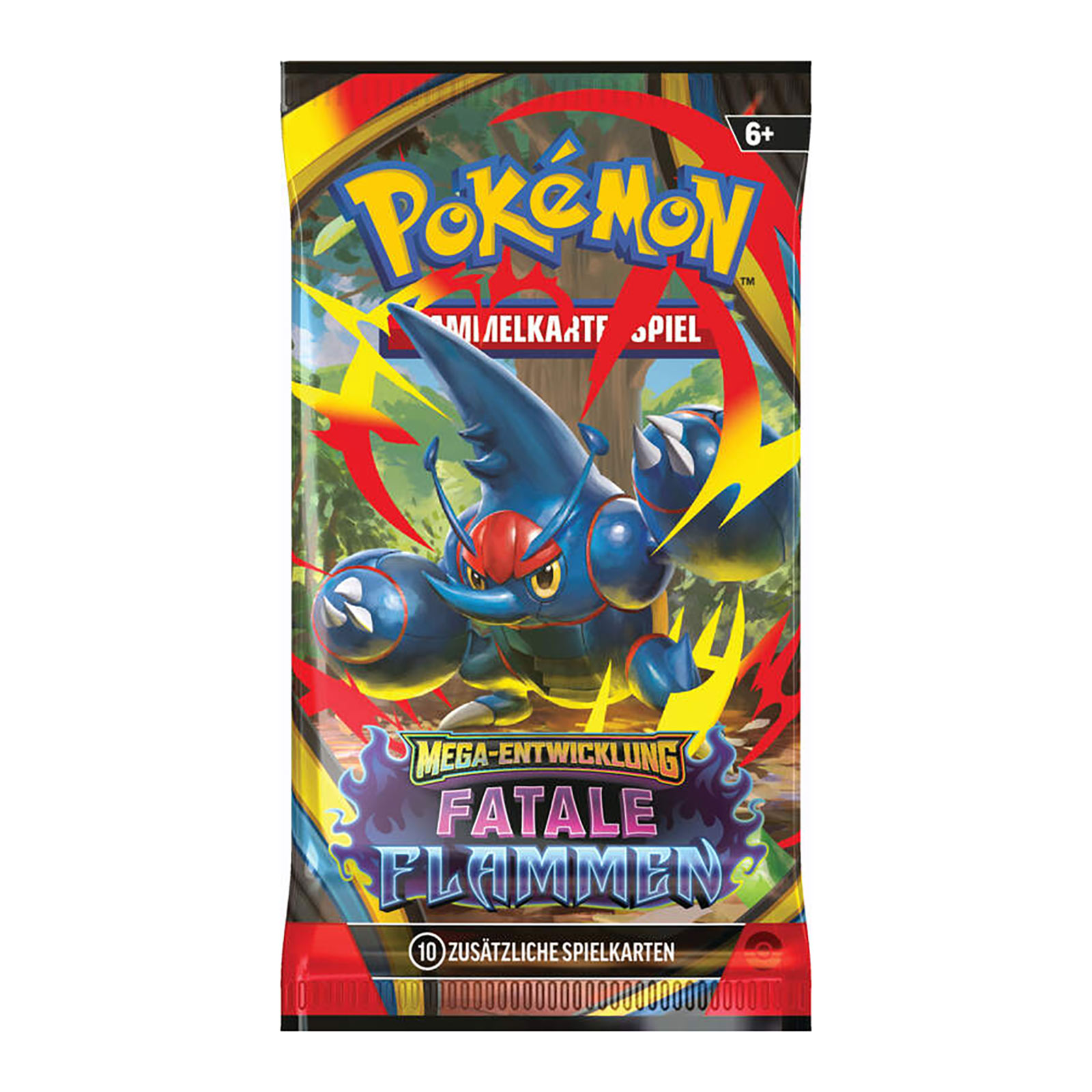 Pokémon – Boosterpaket för samlarkort Mega-utveckling Dödliga Lågor