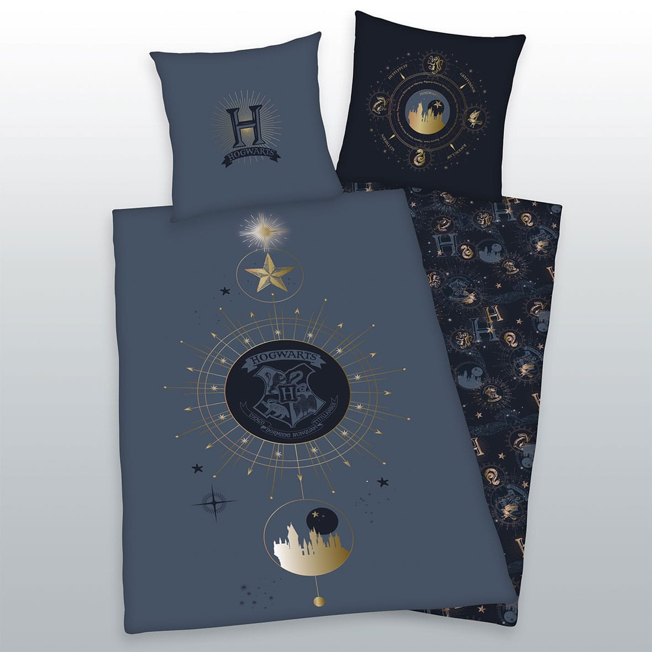 Harry Potter Biancheria da letto Hogwarts 135 x 200 cm / 80 x 80 cm