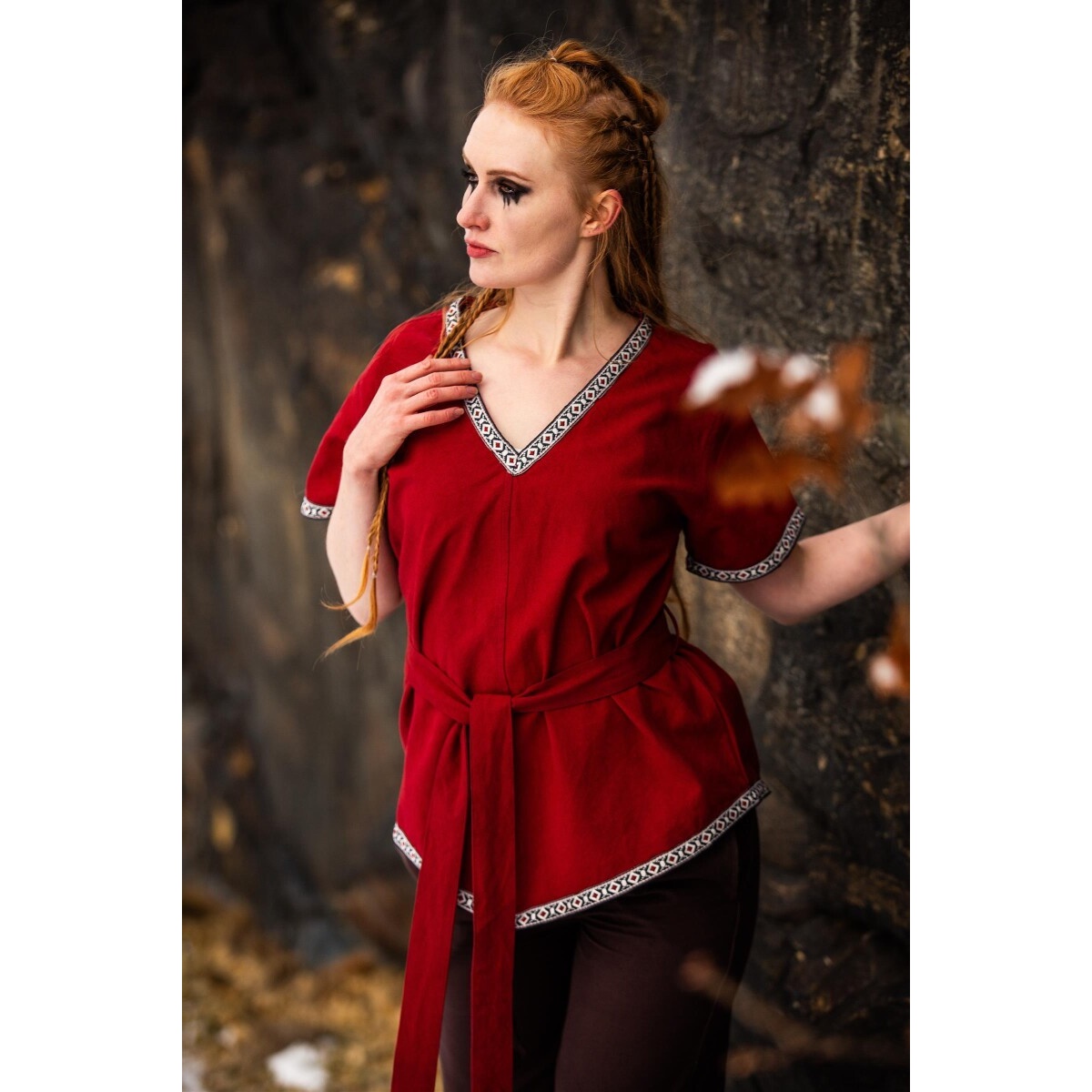 Tunica vichinga medievale Matilda rossa
