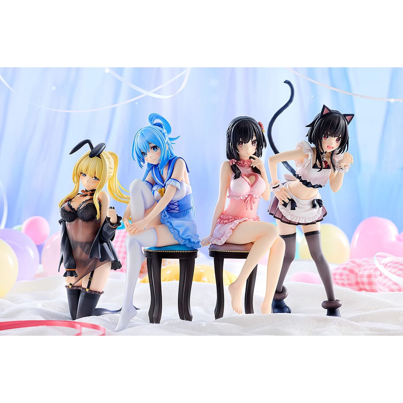 Konosuba: God's Blessing on This Wonderful World! PVC Statue Megumin: Light Novel Catgirl Maid Ver. 16 cm