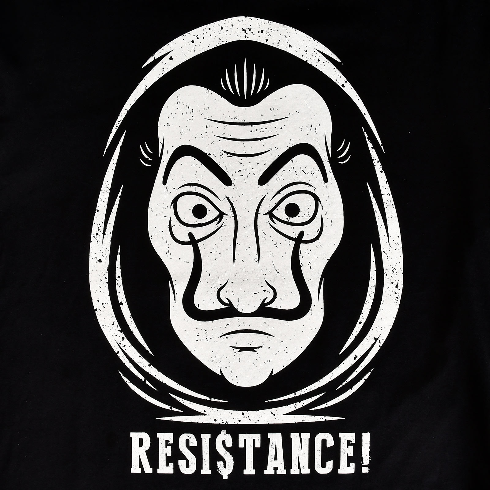 T-shirt Resistance pour les fans de La Casa de Papel noir