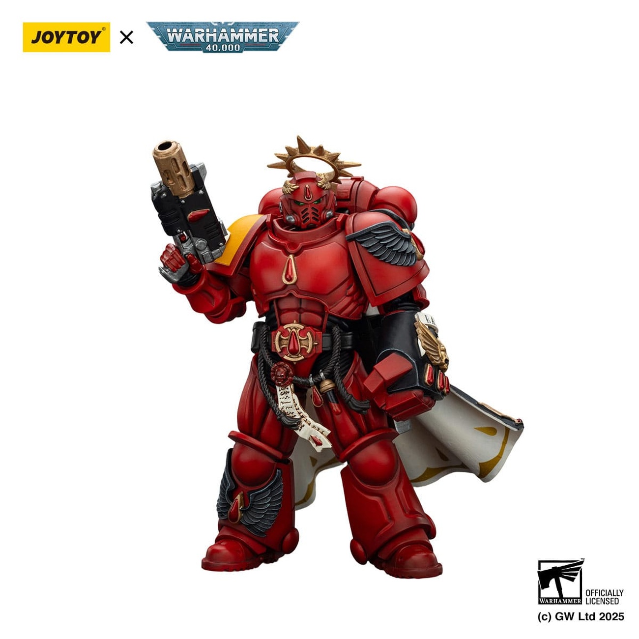 Warhammer 40k: Combat Patrol Blood Angels - Capitano con pistola Inferno e Power Fist Action figure 20 cm