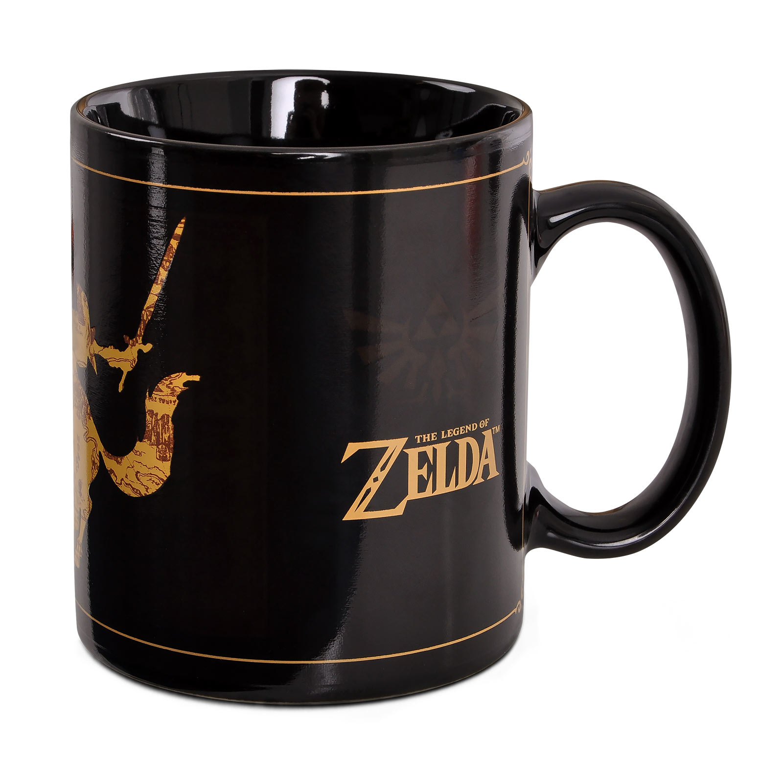 Zelda - Map Silhouette Thermo Effect Mug