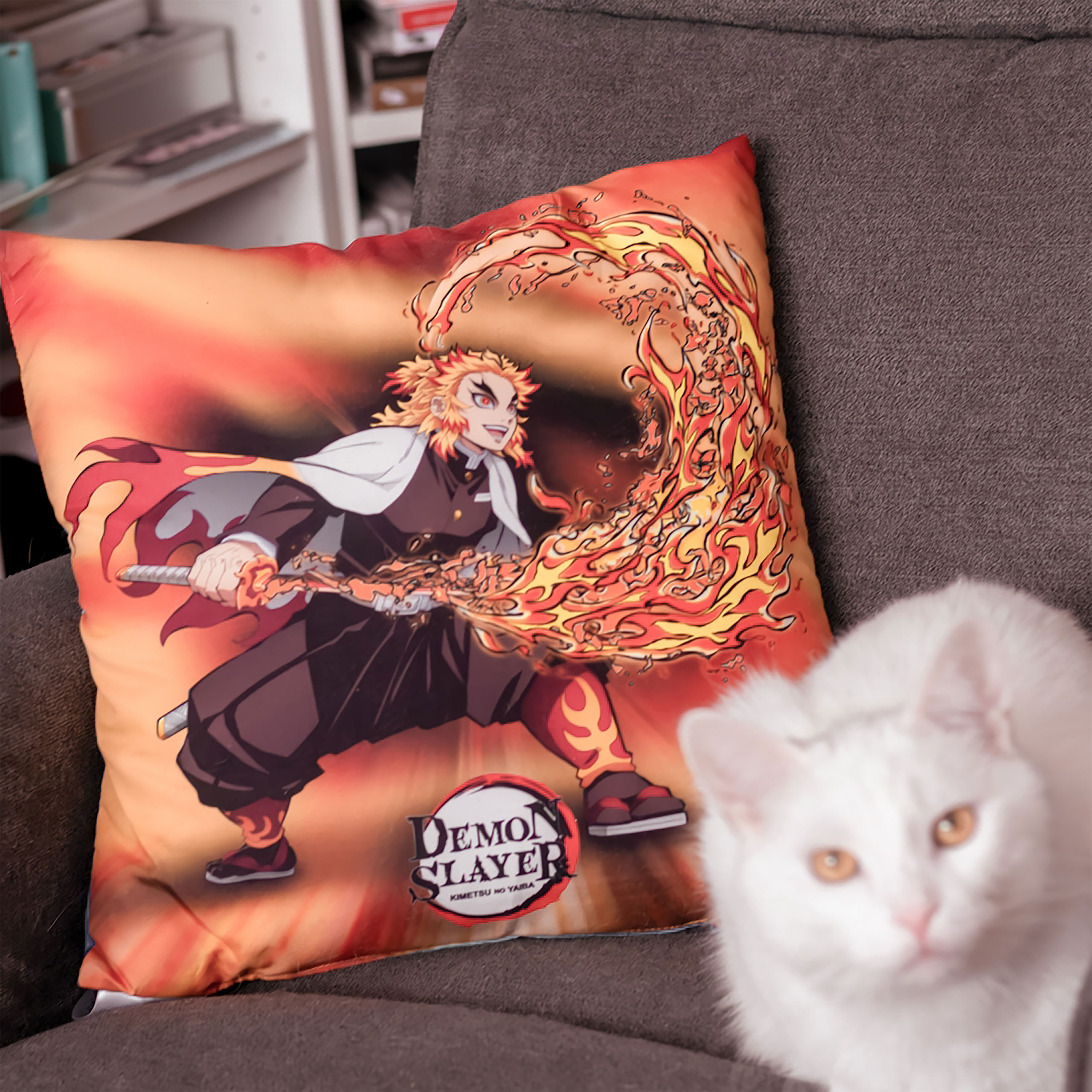 Demon Slayer - Tanjiro Kamado and Kyojuro Rengoku Pillow