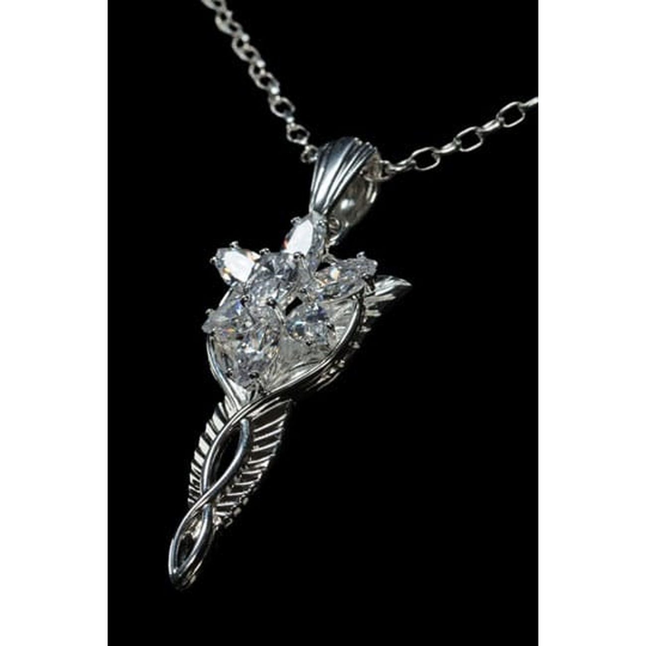 Sagan om Ringen Arwens Aftonstjärna Hänge med kedja Replika Sterlingsilver