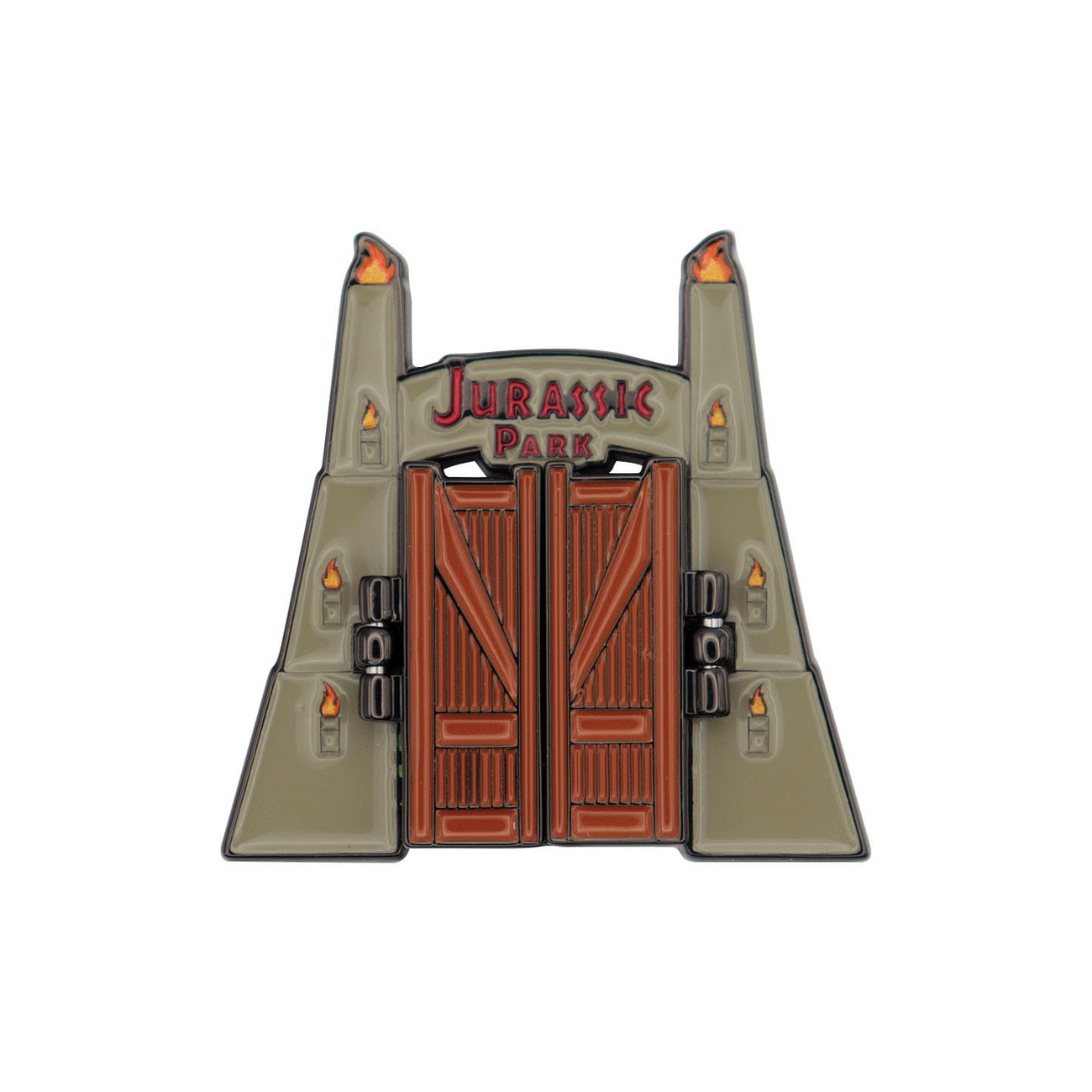 Jurassic Park Ansteck-Pin Gates Hinged