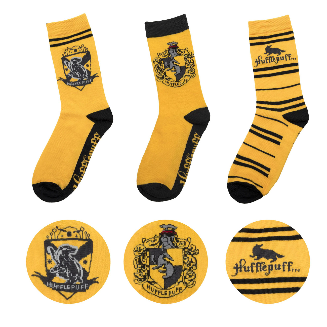 Harry Potter Skarpetki 3-pak Hufflepuff