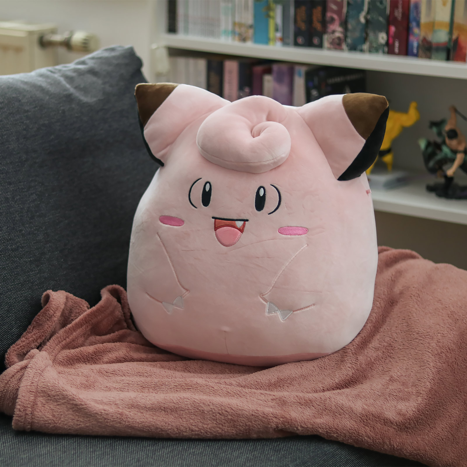 Pokemon - Clefairy Squishmallows Figura di peluche