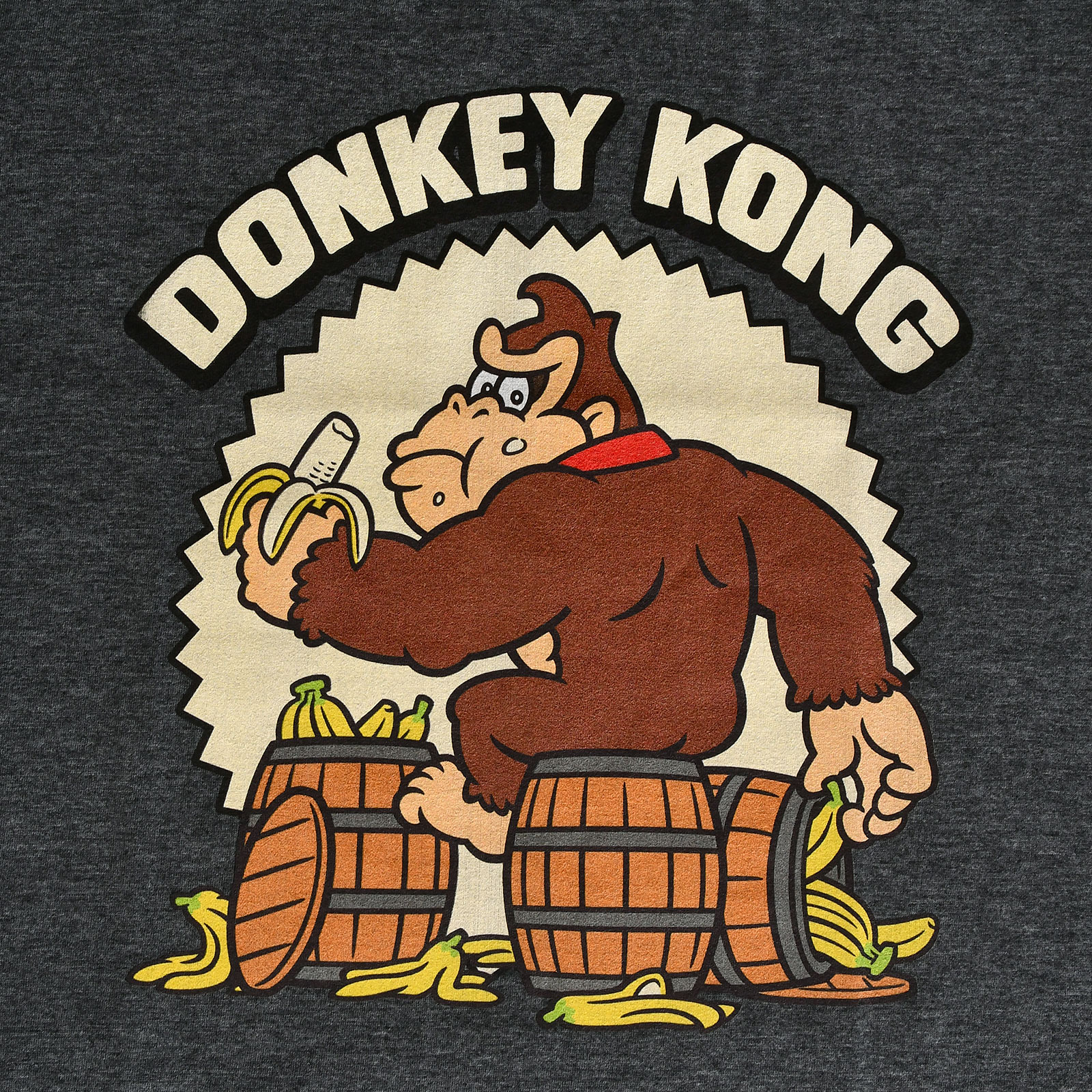 Donkey Kong - Bananas T-shirt Grijs