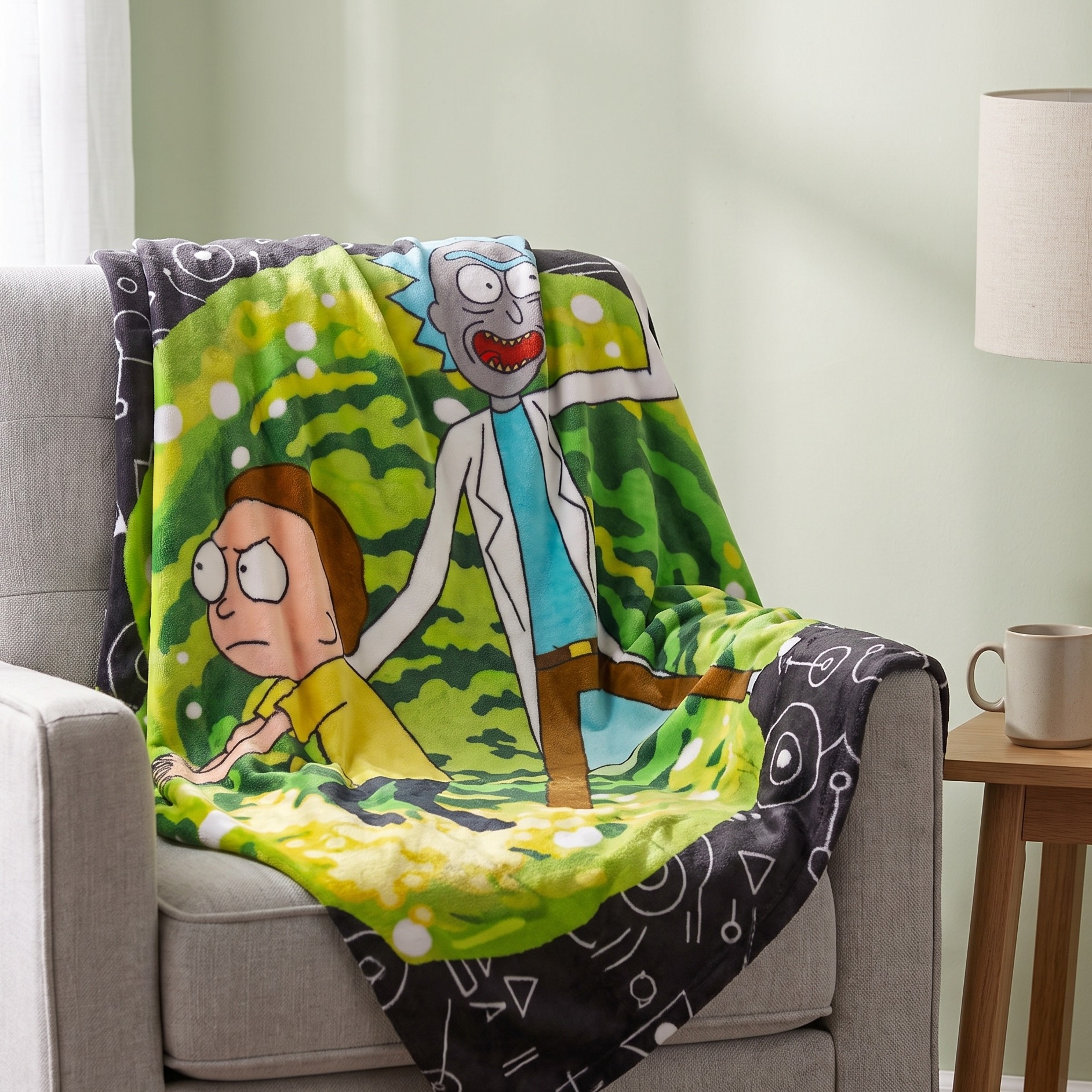 Rick and Morty - Coperta in Pile Portal