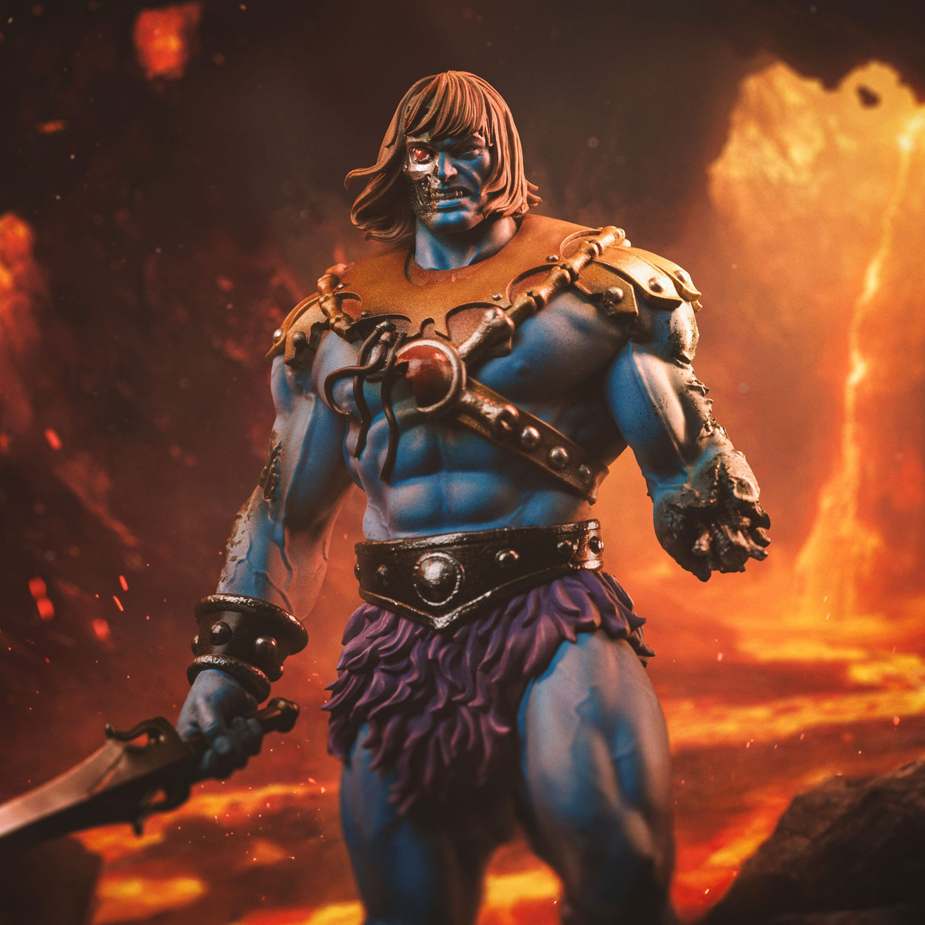 Masters of the Universe Estatua Art Scale 1/10 Faker 22 cm