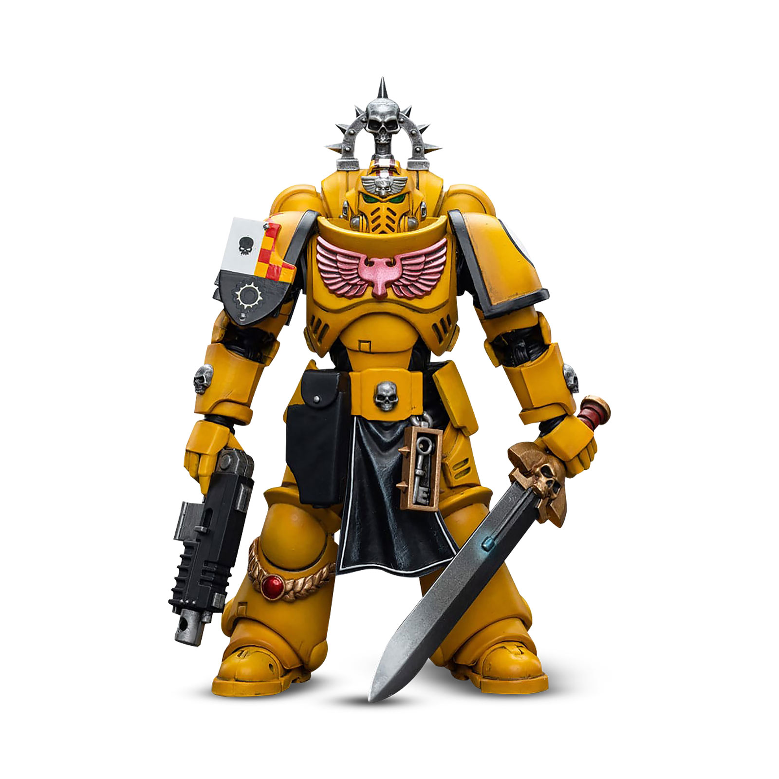 Warhammer 40k - Lieutenant des Poings Impériaux avec Figurine d'Action d'Épée de Puissance