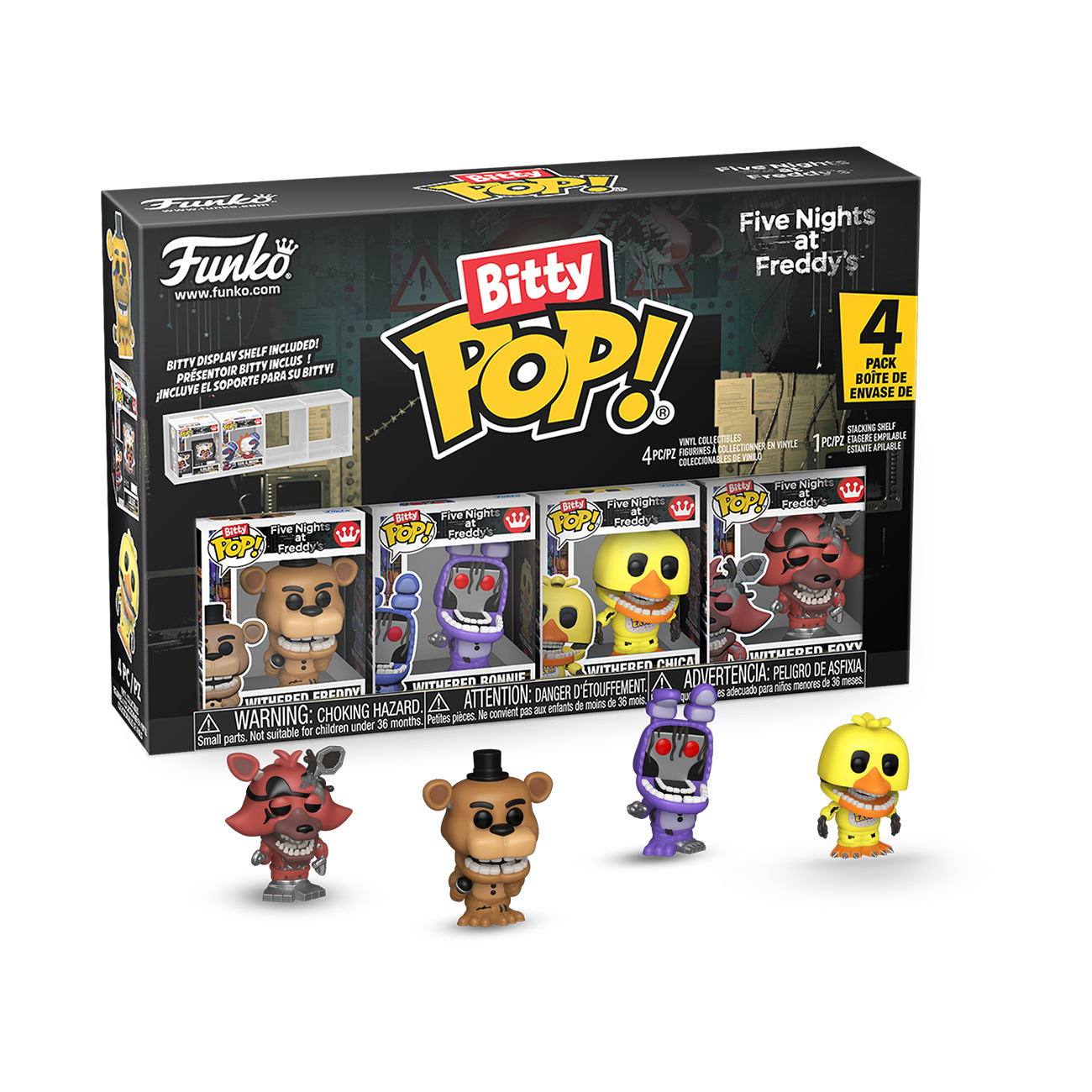 Five Nights at Freddys - Funko Bitty Pop 4er Figuren Set Serie 6