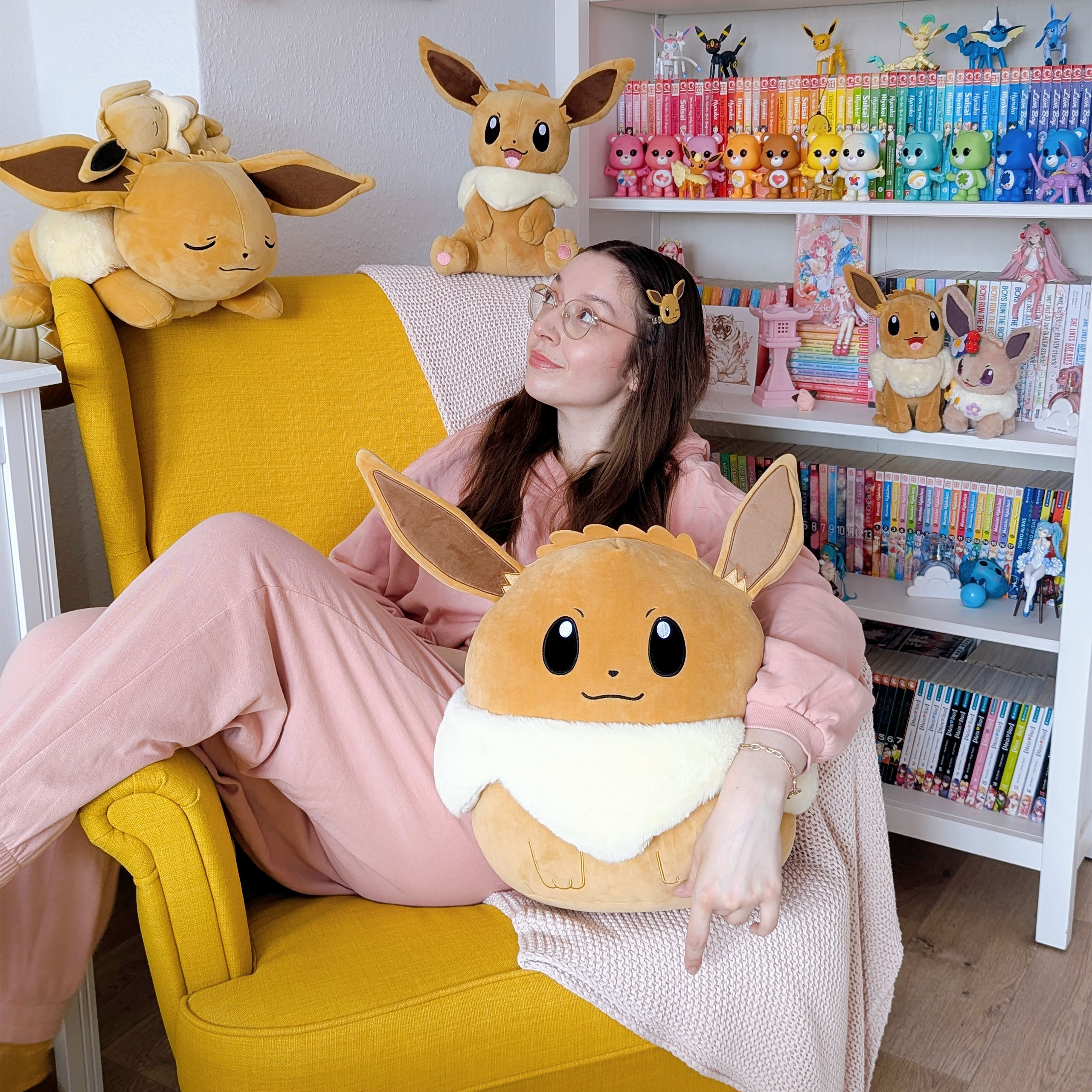 Evoli Squishmallows Plüsch Figur - Pokemon
