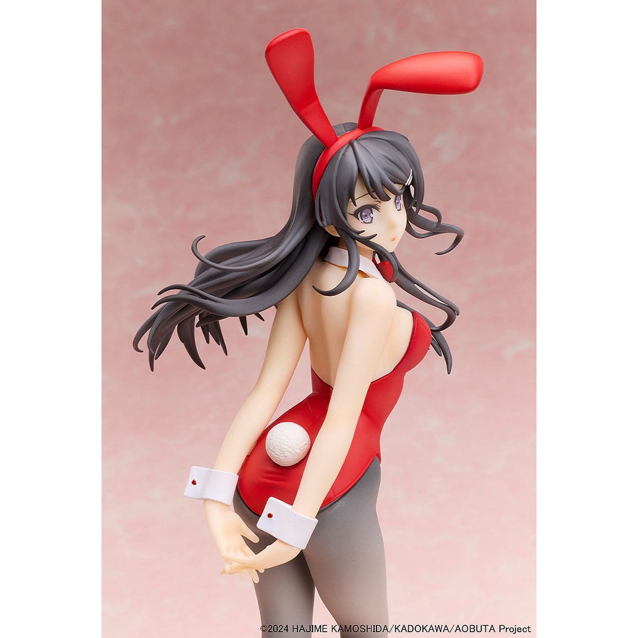 Rascal Does Not Dream of Bunny Girl Senpai Estatua 1/7 Mai Sakurajima Versión Bunny Girl Roja 27 cm