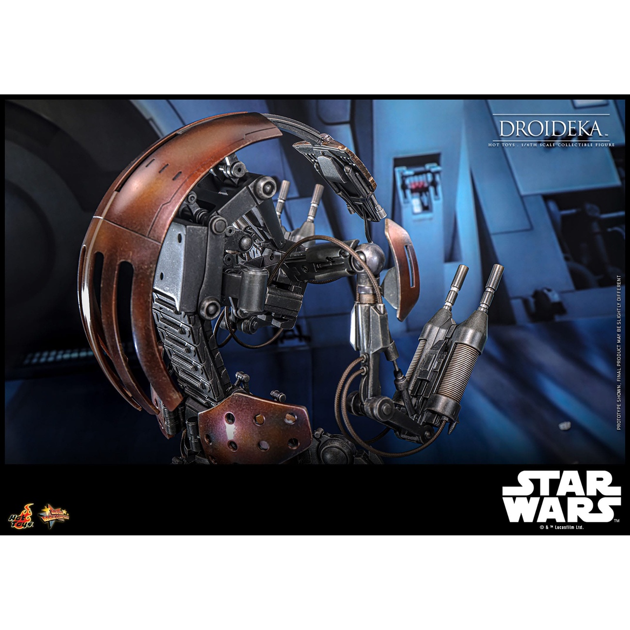 Star Wars Episodio I Movie Masterpiece Action Figure 1/6 Droideka 27 cm