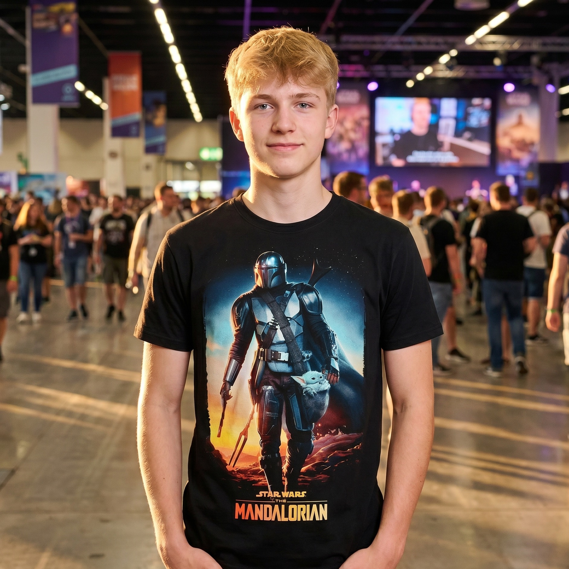 Through The Galaxy T-Shirt black - Star Wars Mandalorian