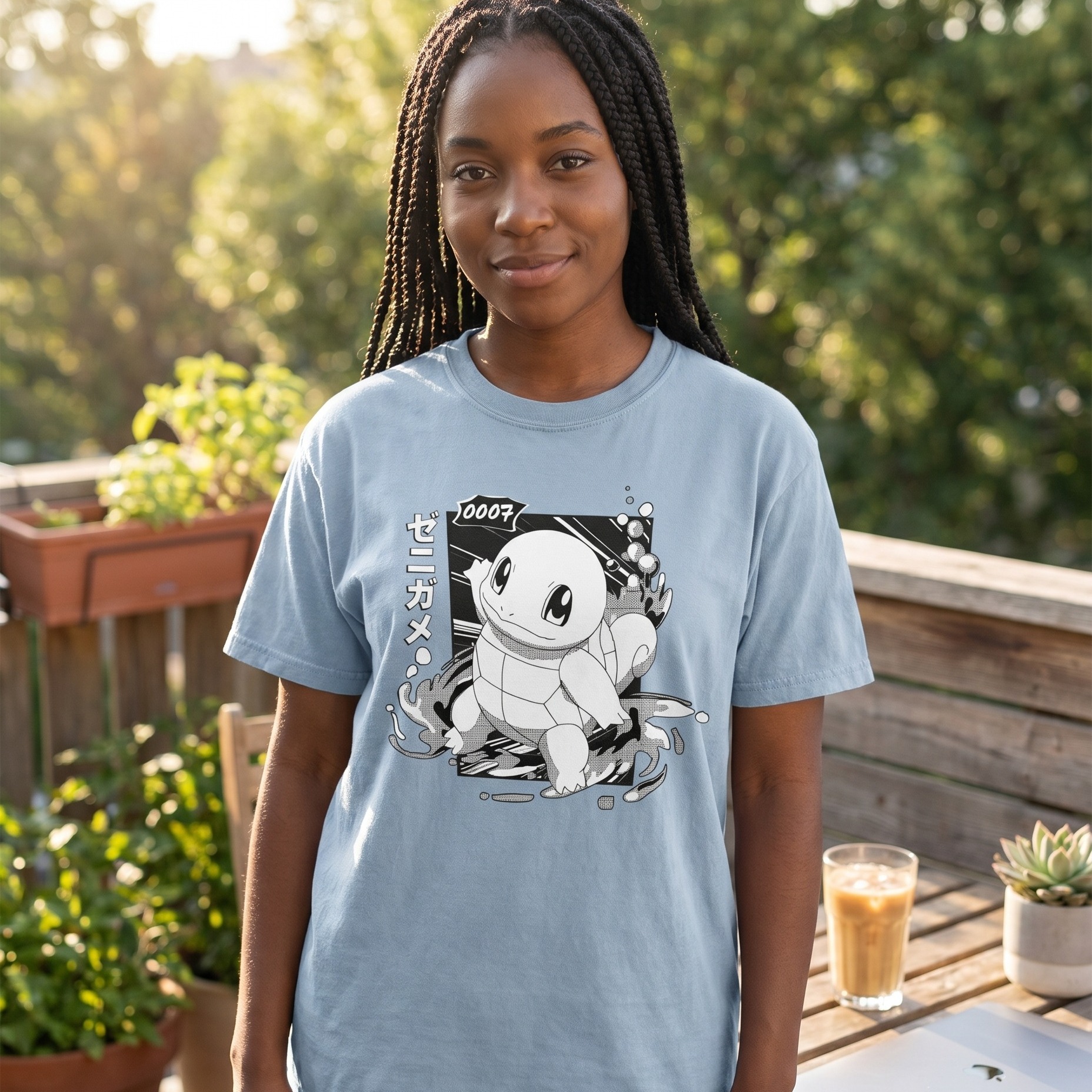 Pokémon - Squirtle Katakana Vintage T-Shirt