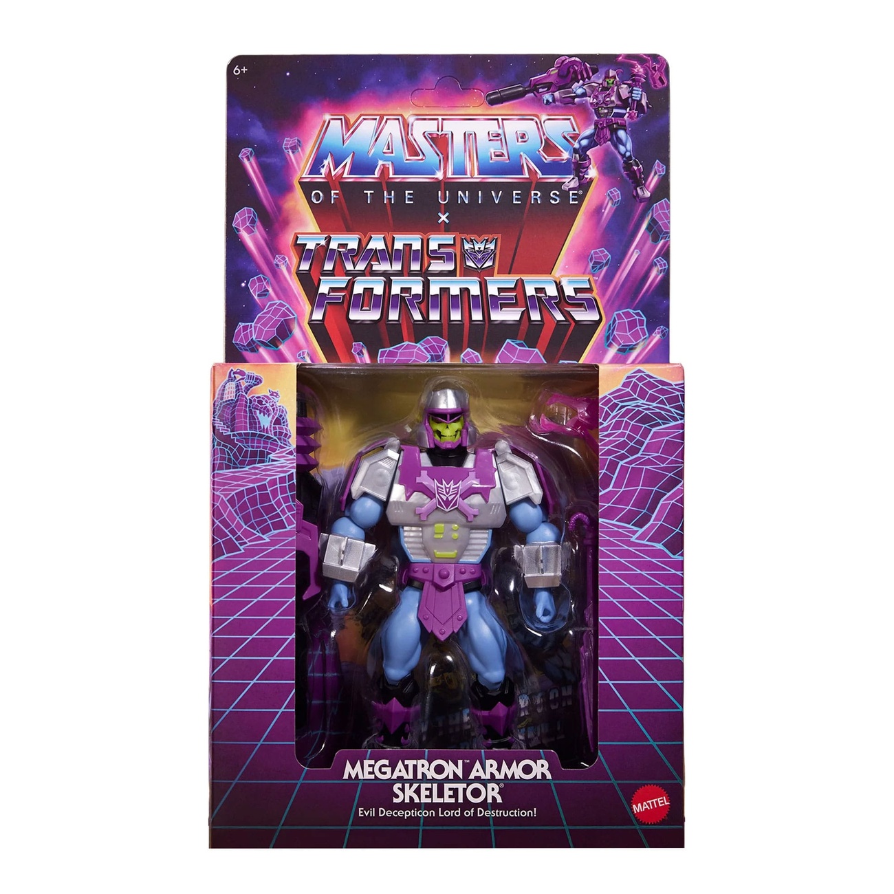 Masters of the Universe x Transformers actiefiguur Megatron Armor Skeletor heo European Exclusive 14 cm