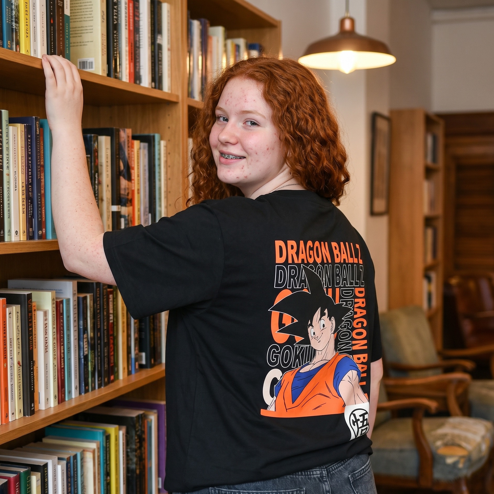 Dragon Ball Z - Camiseta oversize Goku negra