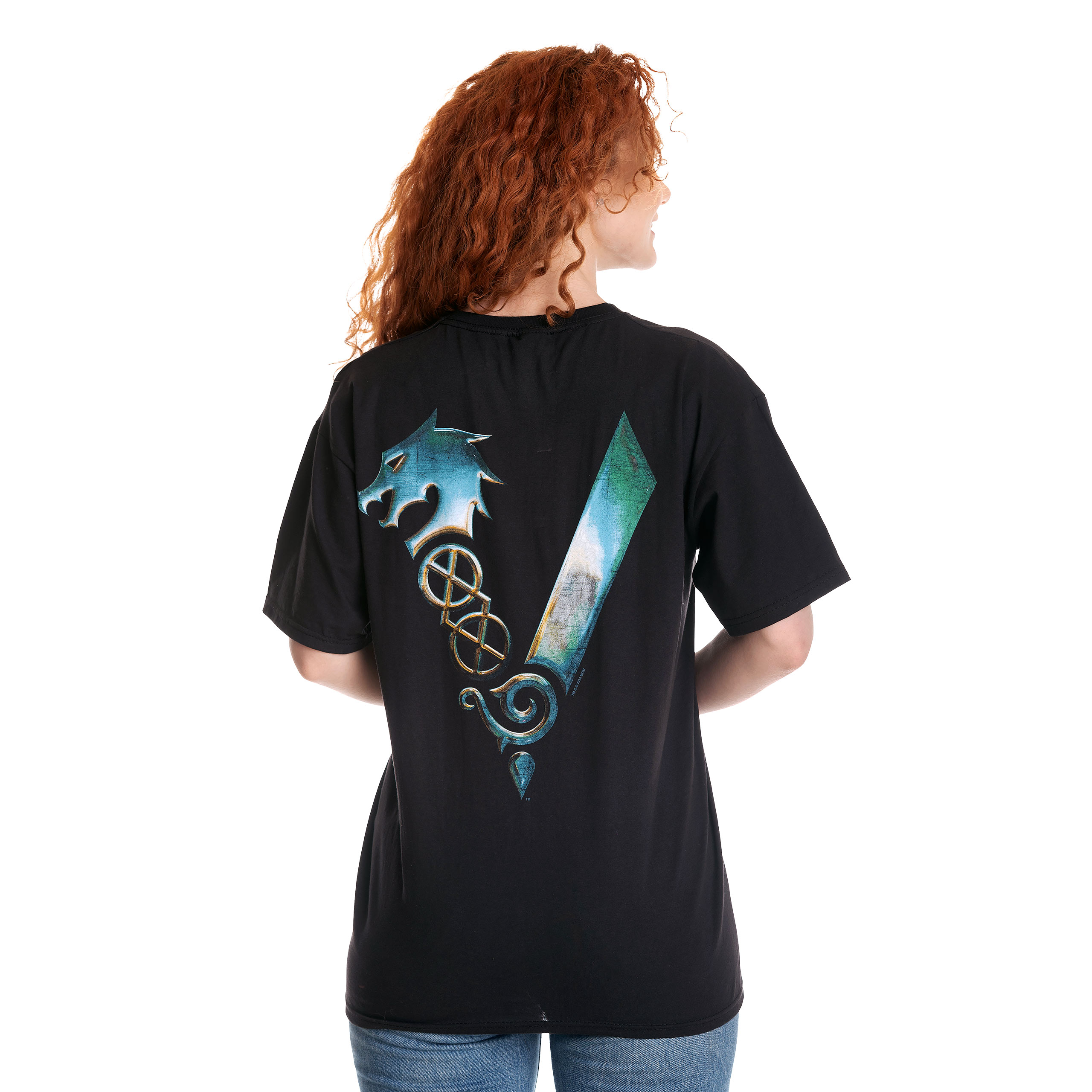 Vikings - Metallic T-Shirt schwarz