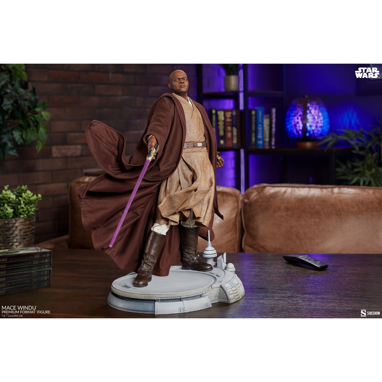 Star Wars Episodio III Figura Premium Format Mace Windu 53 cm
