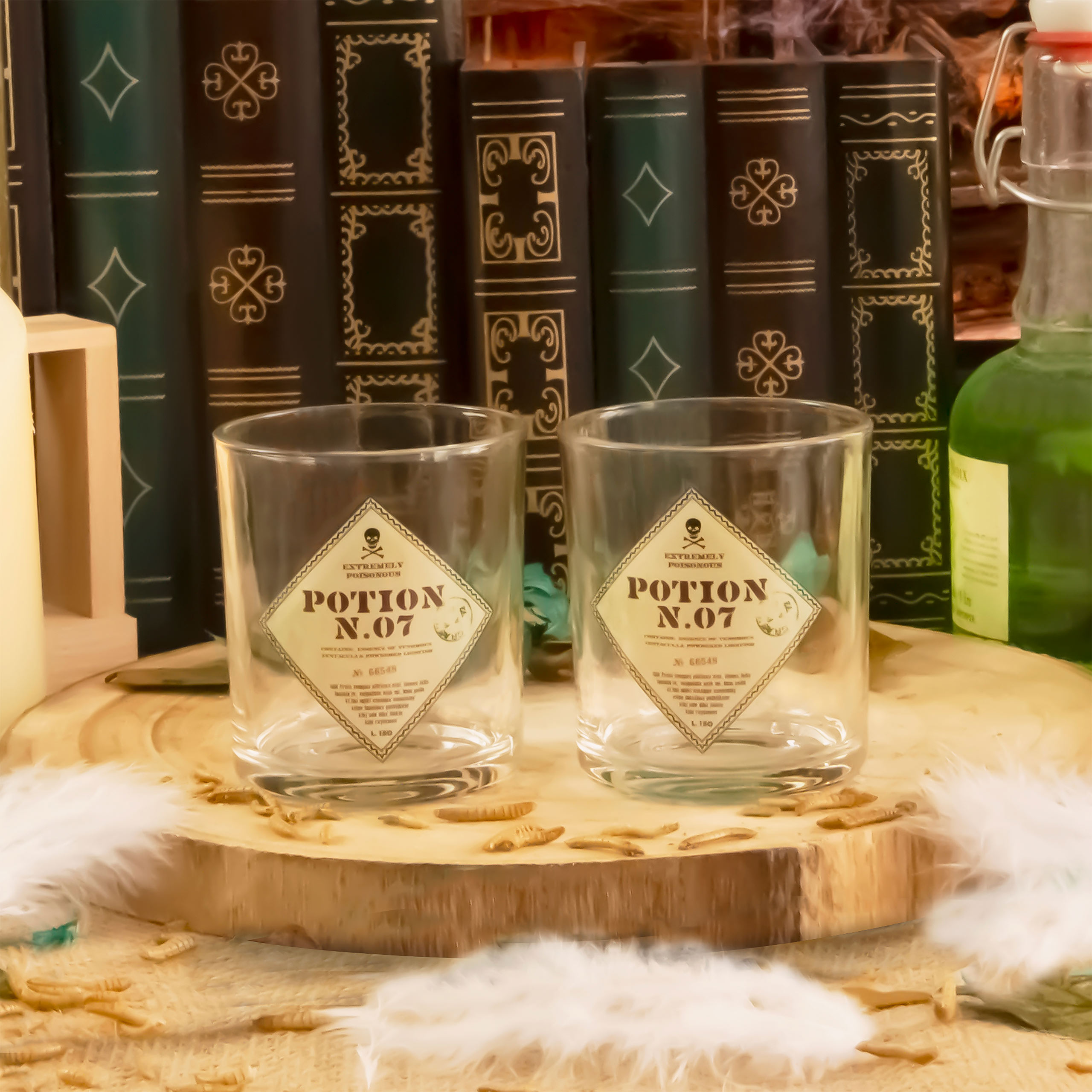 Harry Potter - Karaf met Polyjuice Potion Glass Set