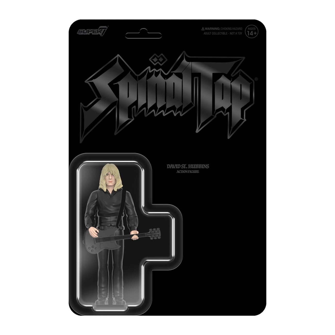 Spinal Tap ReAction action figure Wave 02 David St. Hubbins (None More Black) 10 cm