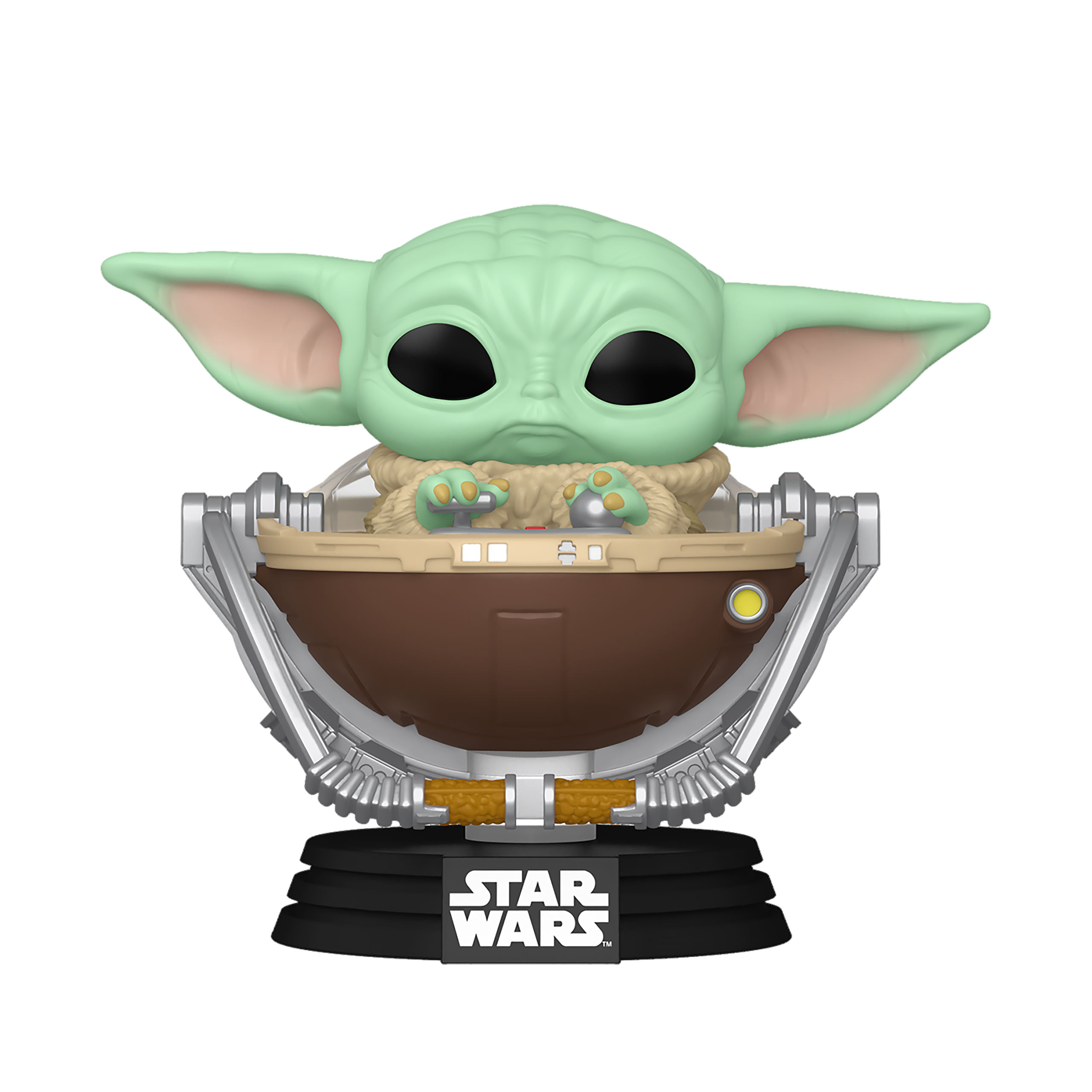 Grogu dans le landau figurine Funko Pop à tête oscillante - Star Wars The Mandalorian and Grogu