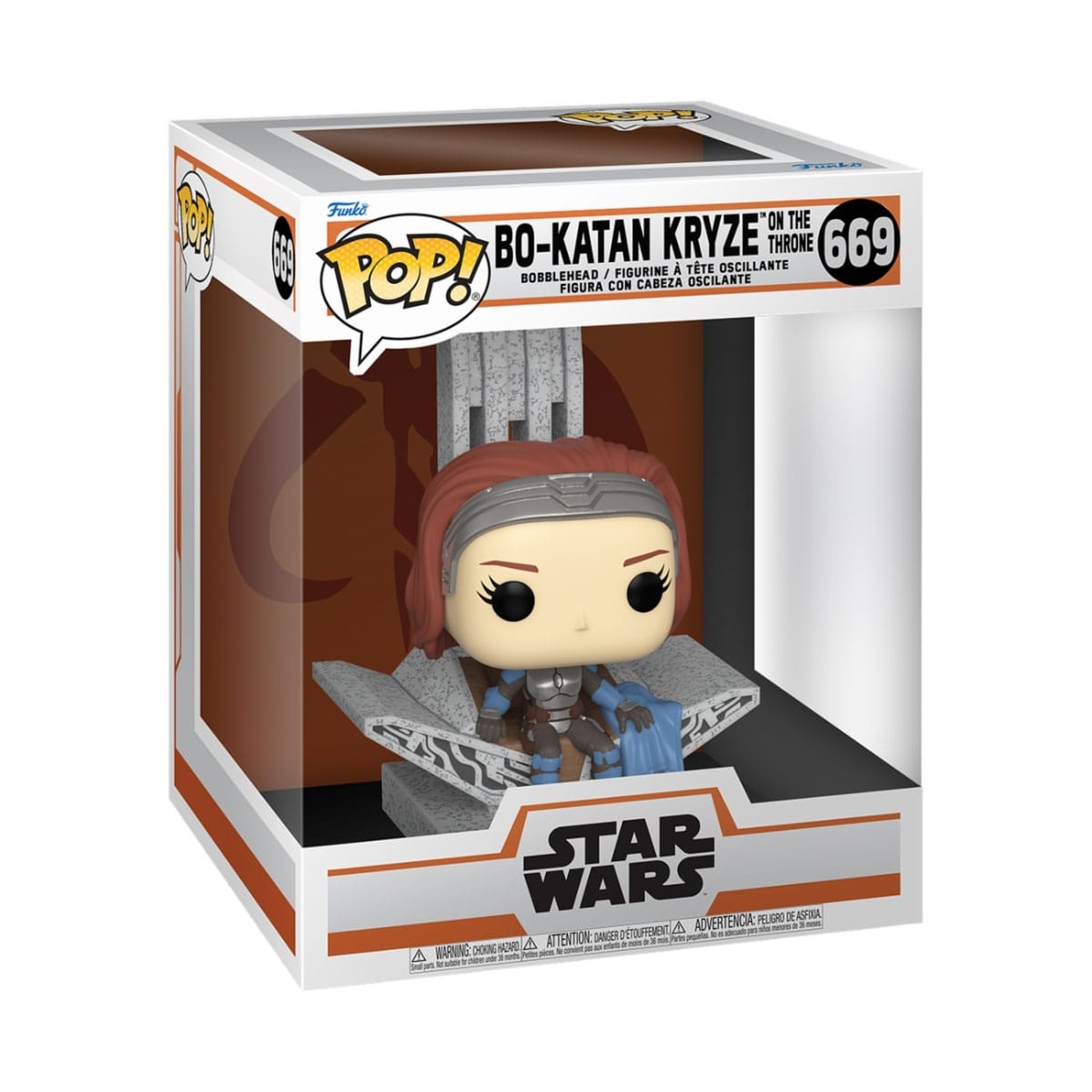 Star Wars: The Mandalorian POP! Deluxe Vinyl Figure Bo-Katan w/ Throne 9 cm