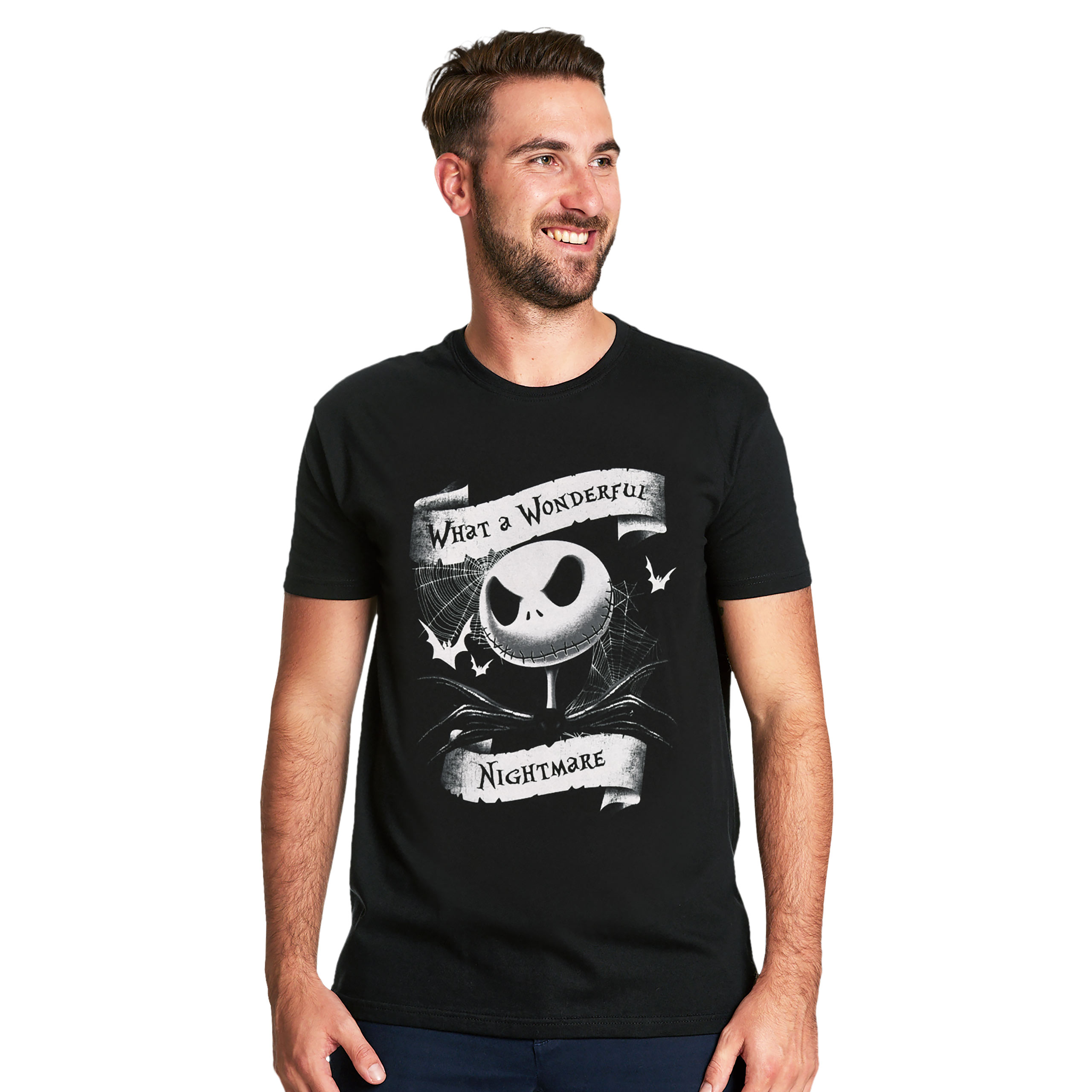 Nightmare Before Christmas - What A Wonderful Nightmare T-Shirt schwarz