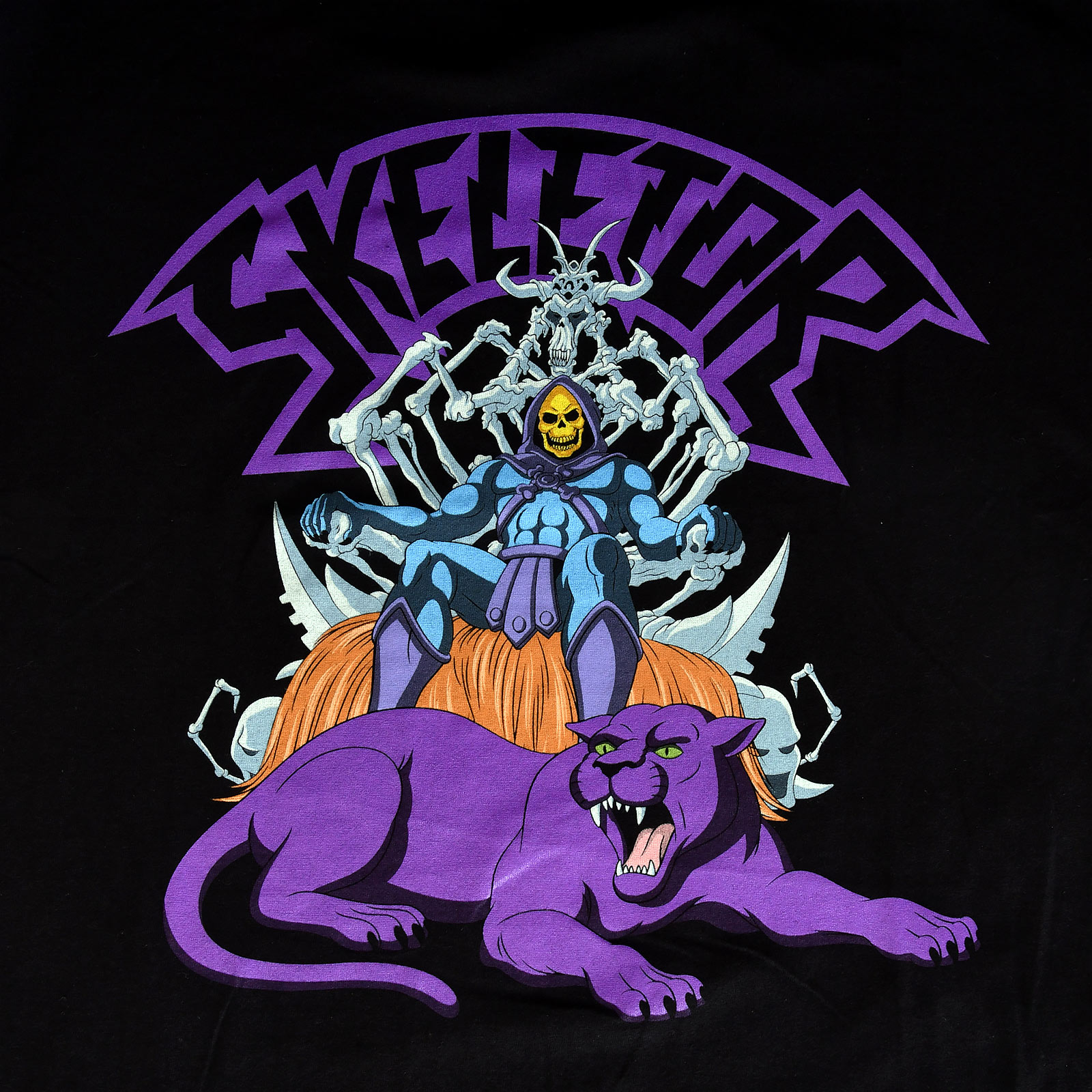 Masters of the Universe - Skeletor op troon T-Shirt zwart
