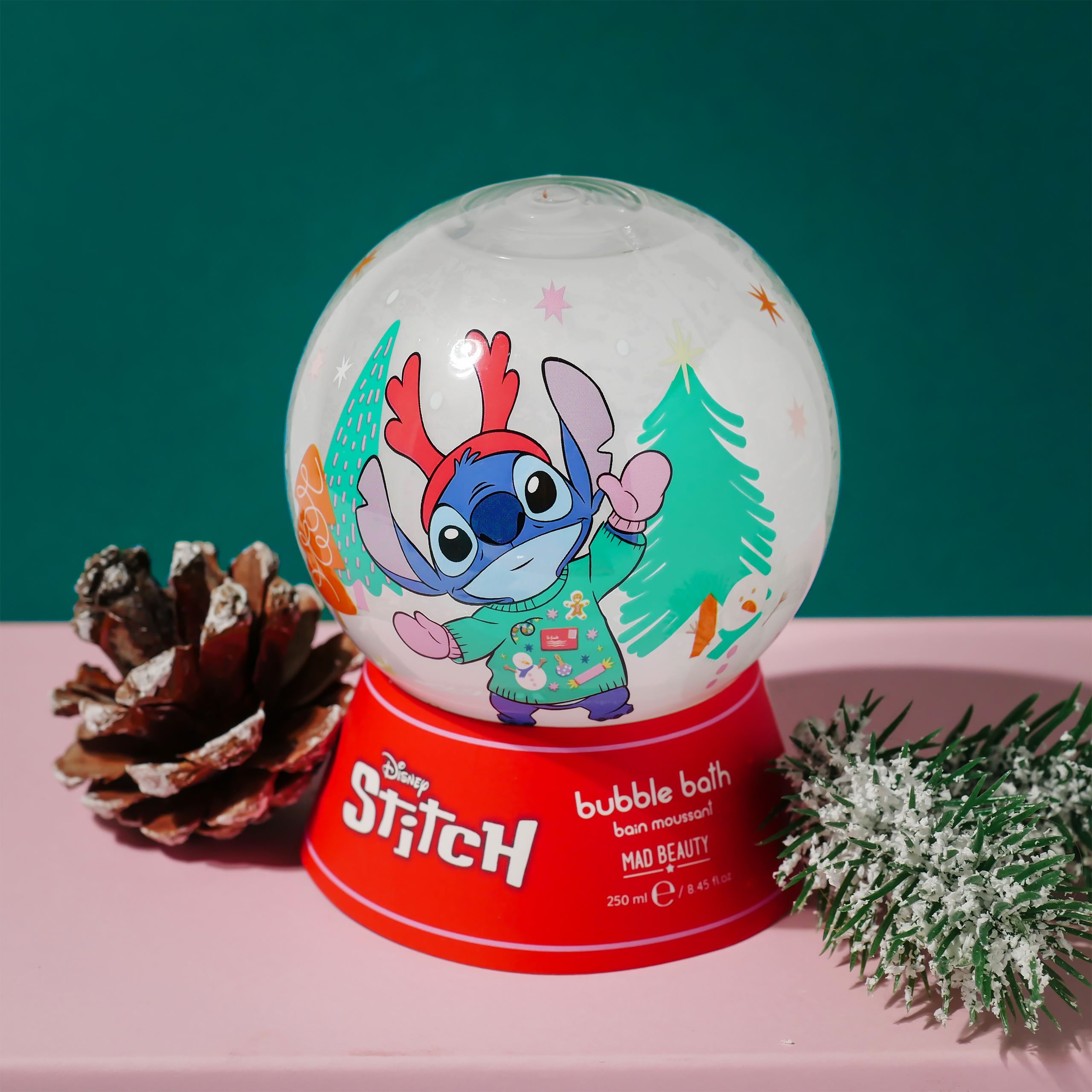 Lilo & Stitch - Christmas Schaumbad Schneekugel