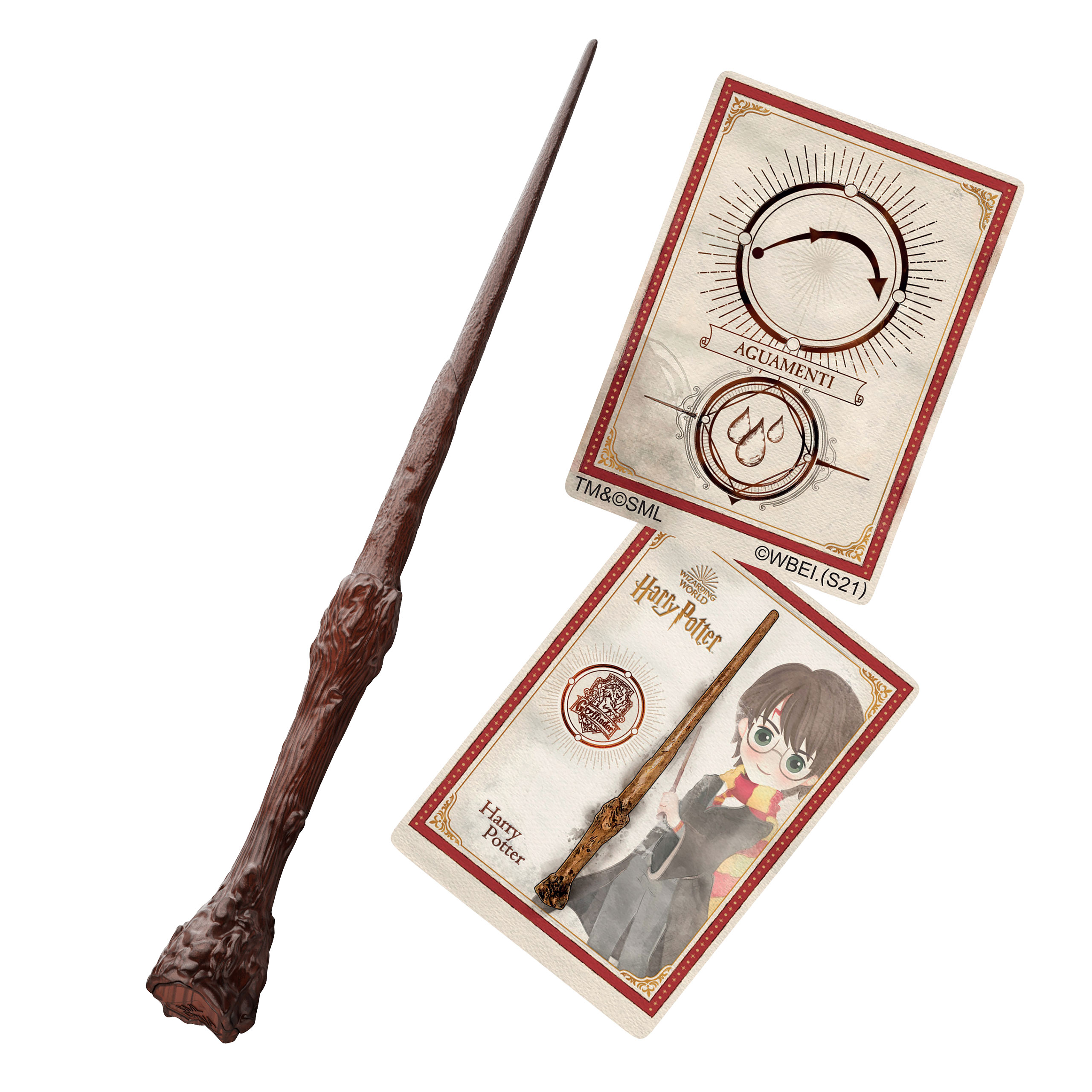 Harry Potter - wand with spell card