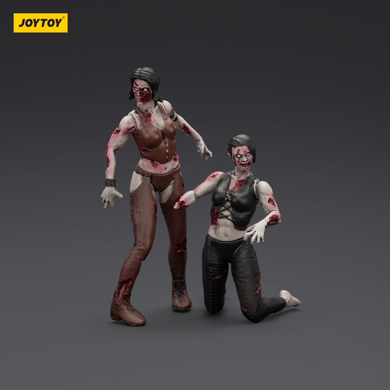 Zombie Dark Source actionfigurer 2-pack Female wrestlers 8 cm
