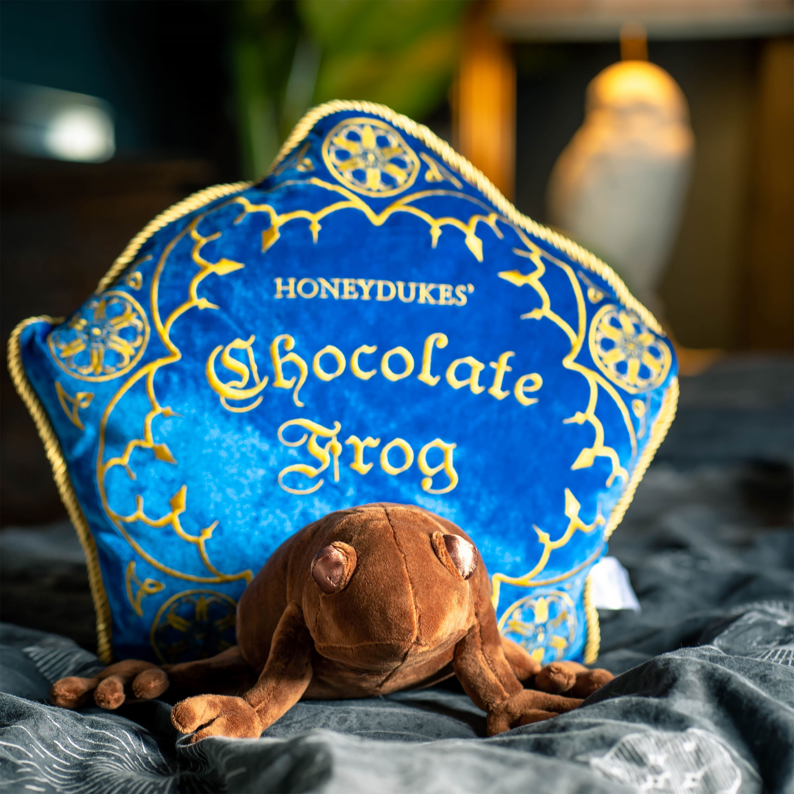 Harry Potter - Cojín de Rana de Chocolate con Figura de Peluche