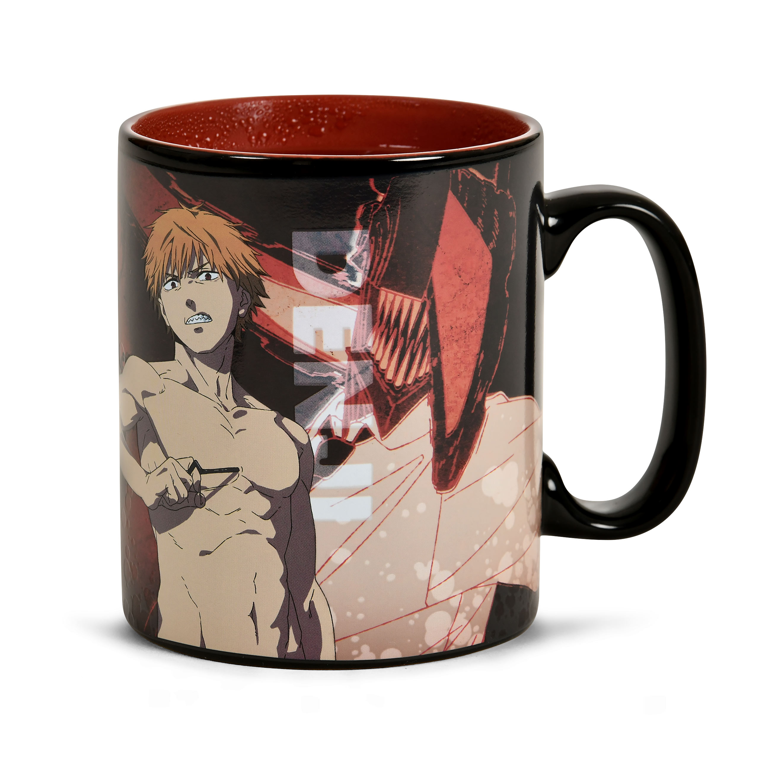 Chainsaw Man - Taza de Efecto Térmico Denji y Aki