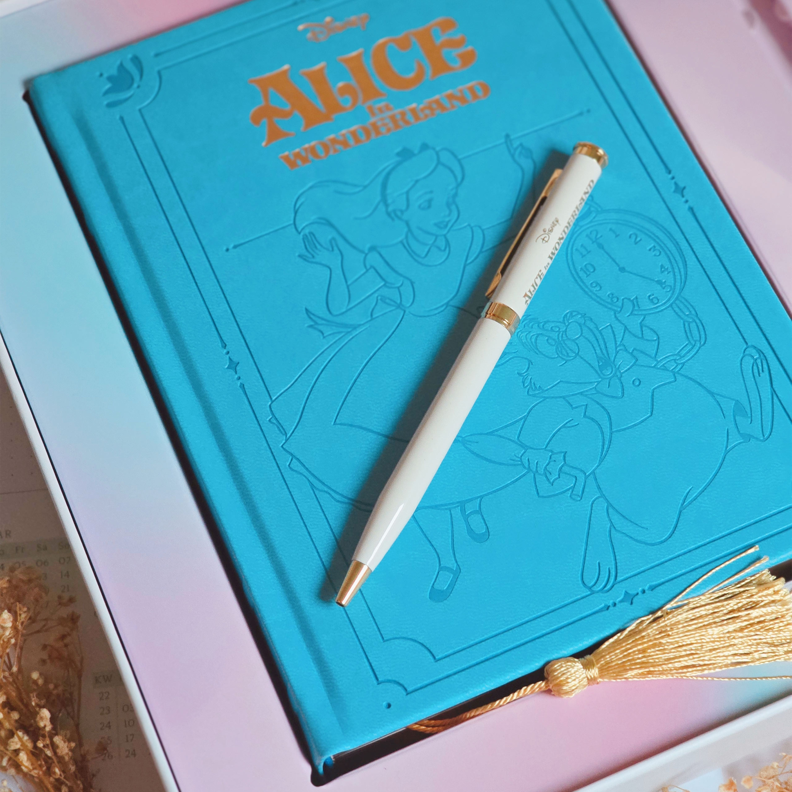 Alice in Wonderland - Tea Time Premium Notitieboek met Balpen