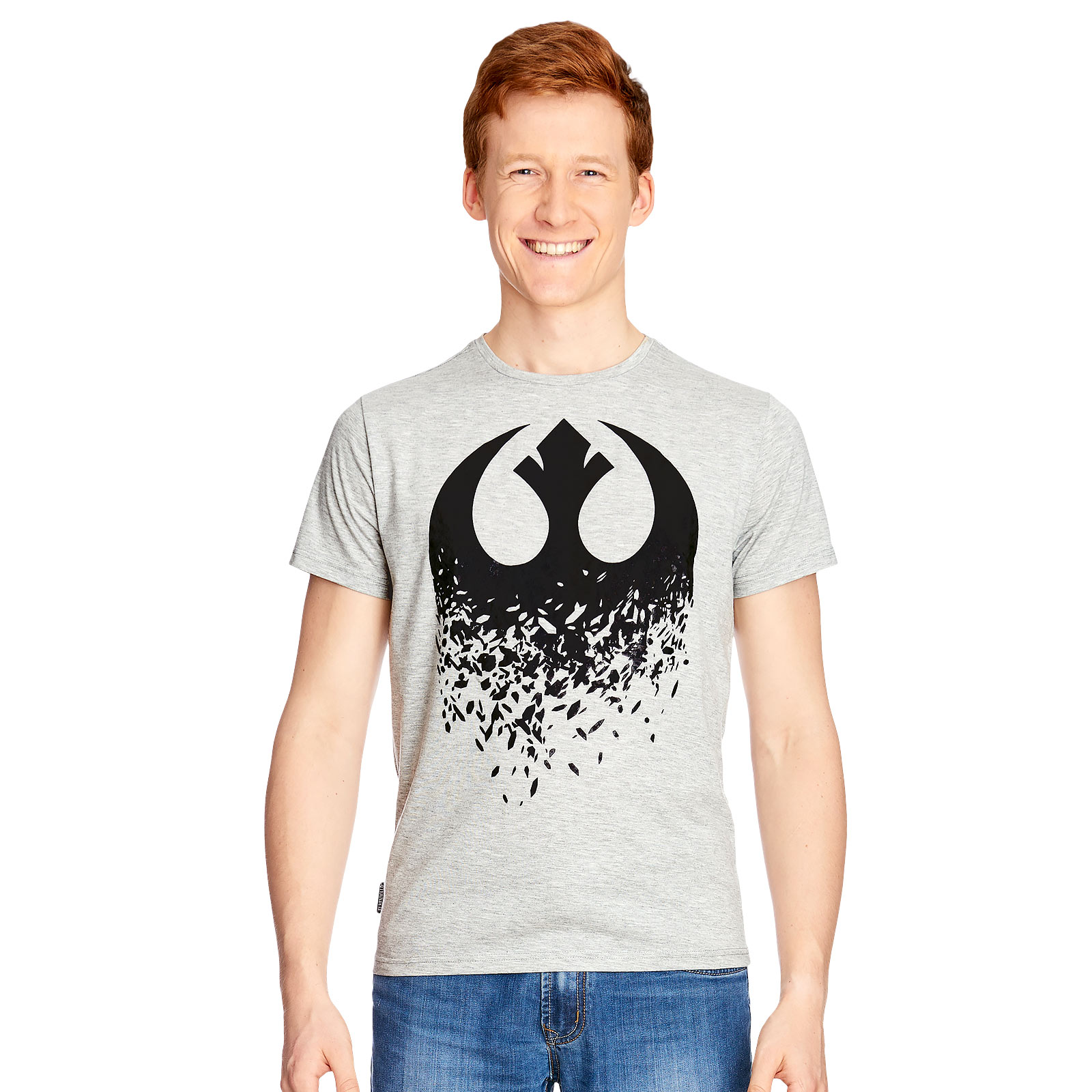 Star Wars - T-shirt Logo Rebelle Brisé