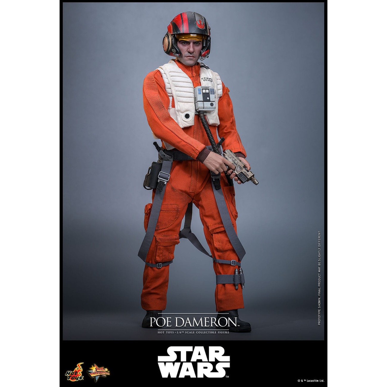 Star Wars - Figurine articulée Poe Dameron 1:6