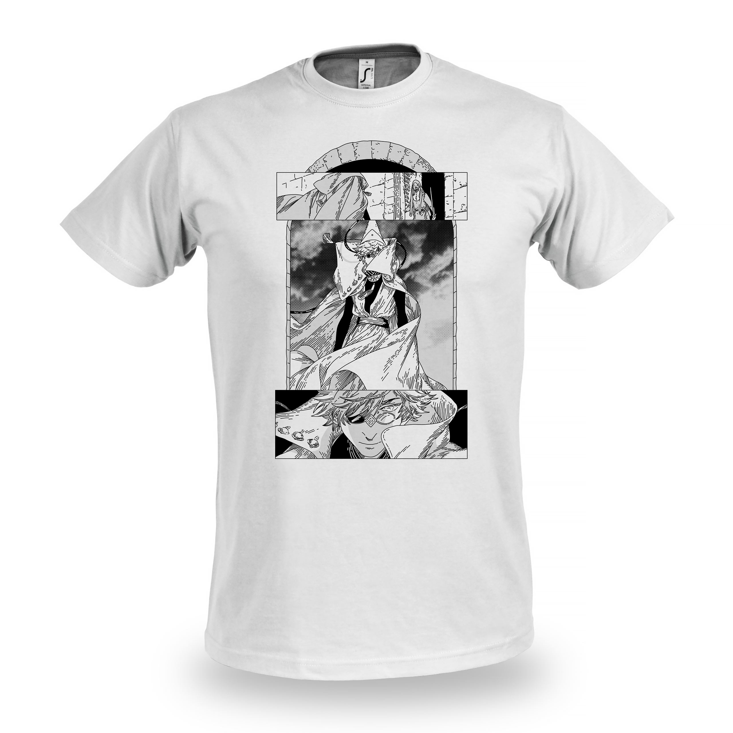Qifrey white T-shirt for Atelier of Witch Hat fans