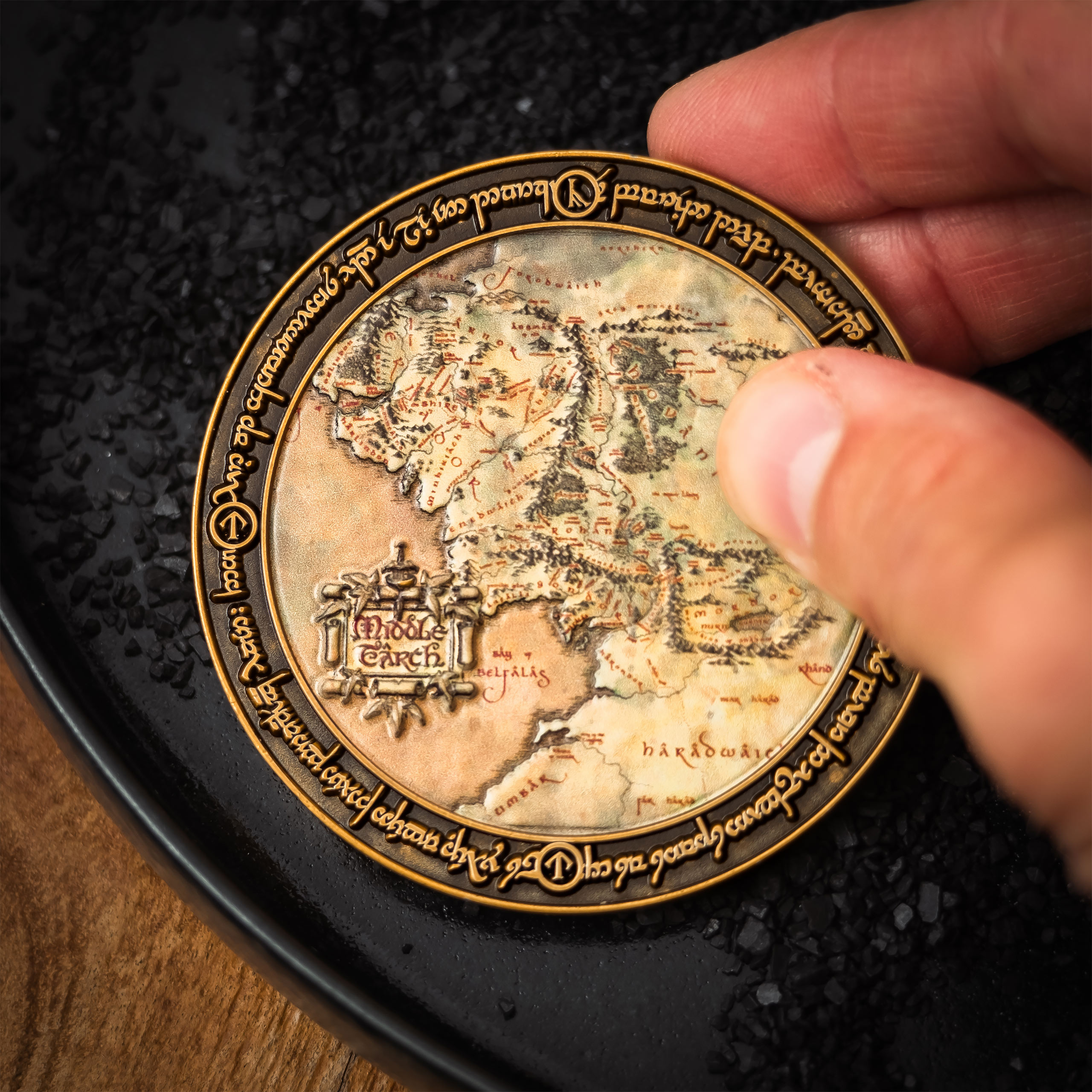 Lord of the Rings - Middle Earth Map Collector's Coin Limited Edition