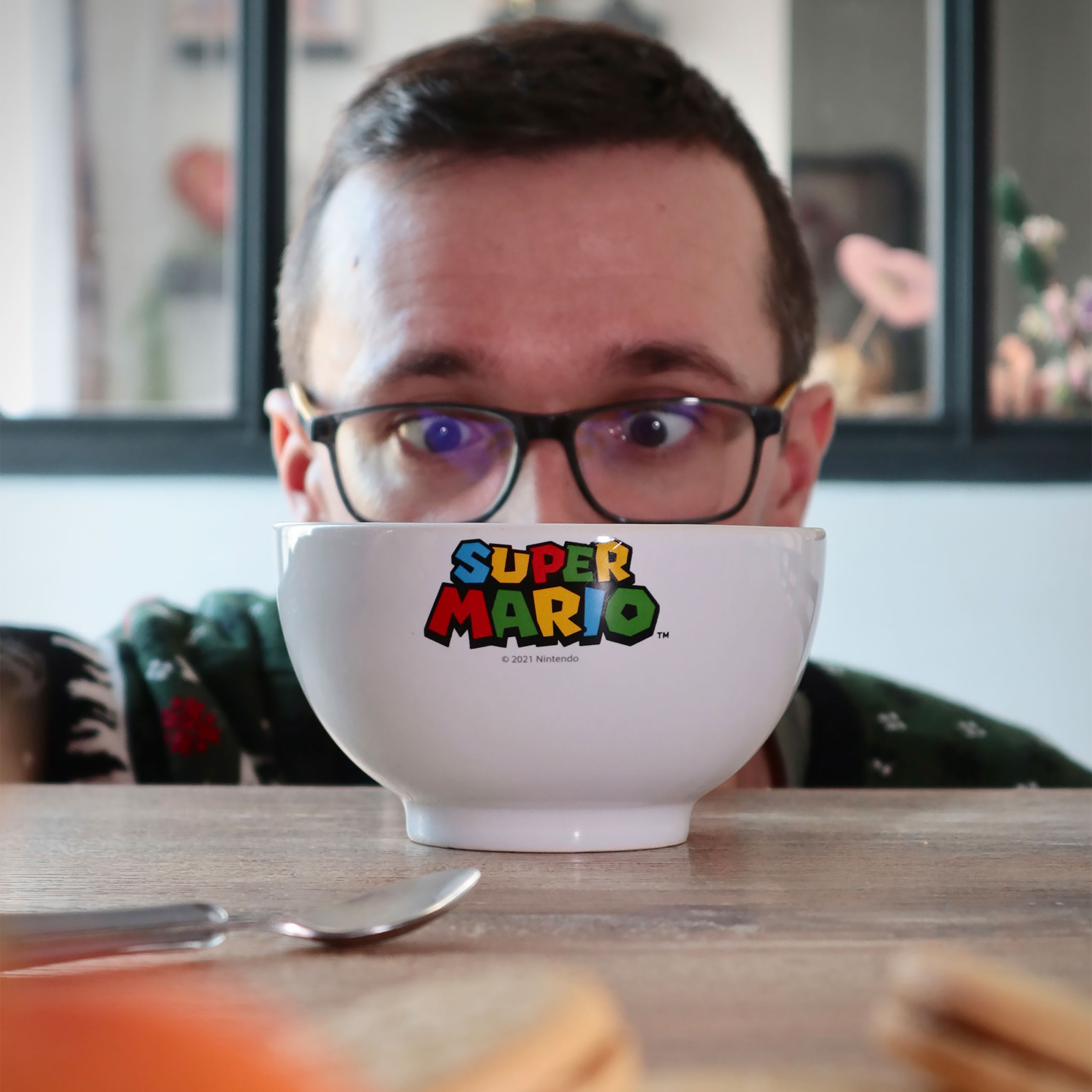 Super Mario - Logo Müslischale