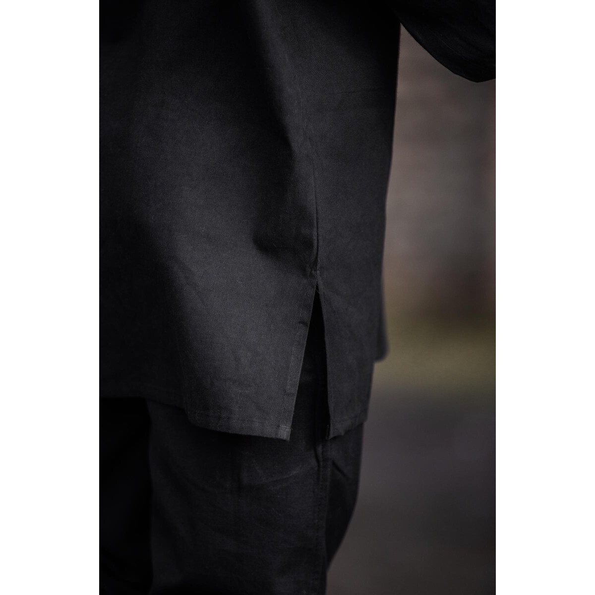 Camisa medieval Ulrich negra